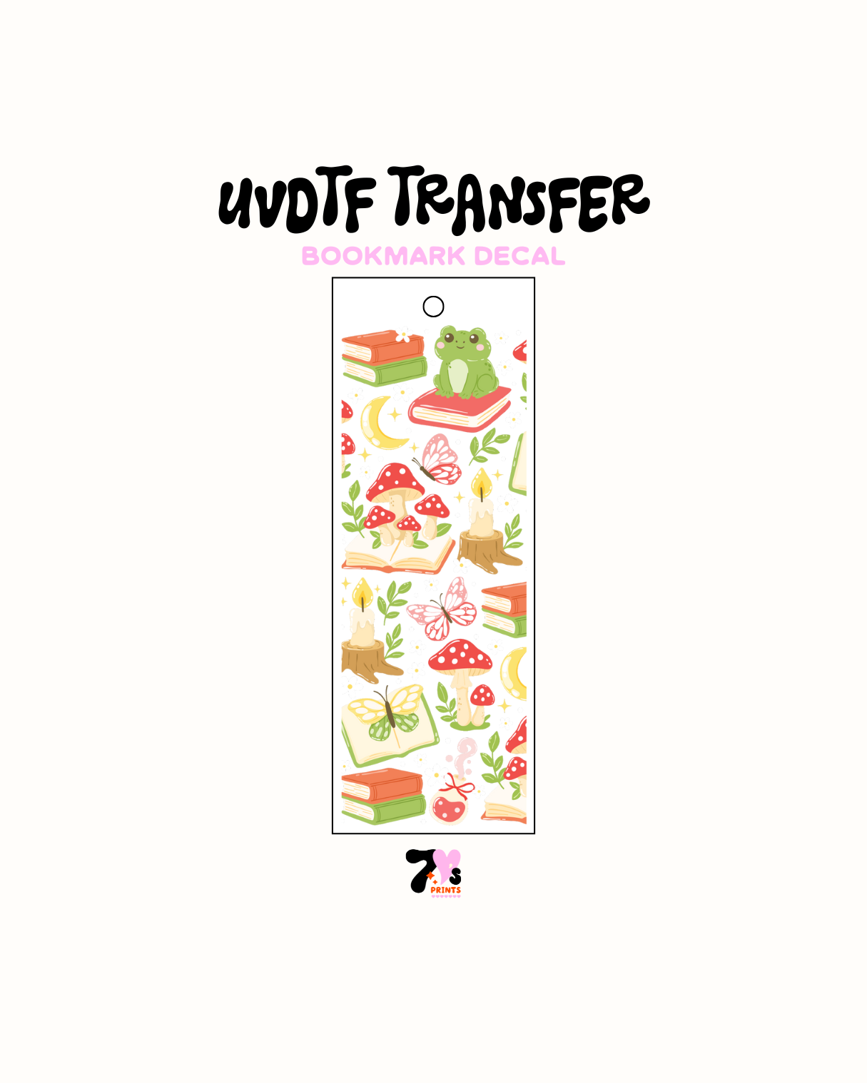 Froggie - UVDTF Bookmark Decal