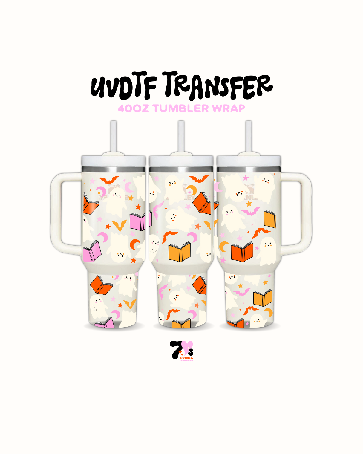 Books and Ghosts - UVDTF Wrap