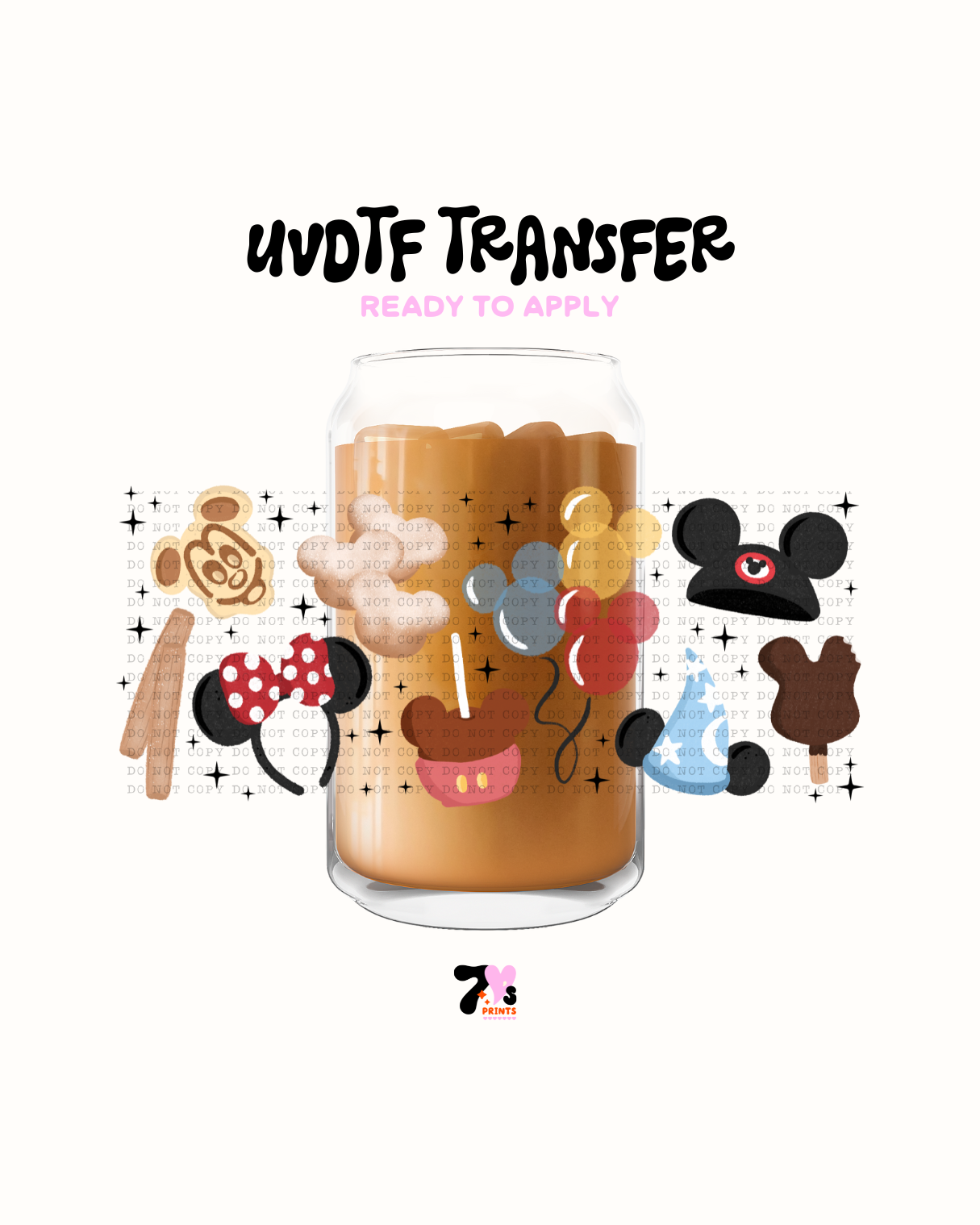 Theme park snacks - UVDTF Wrap