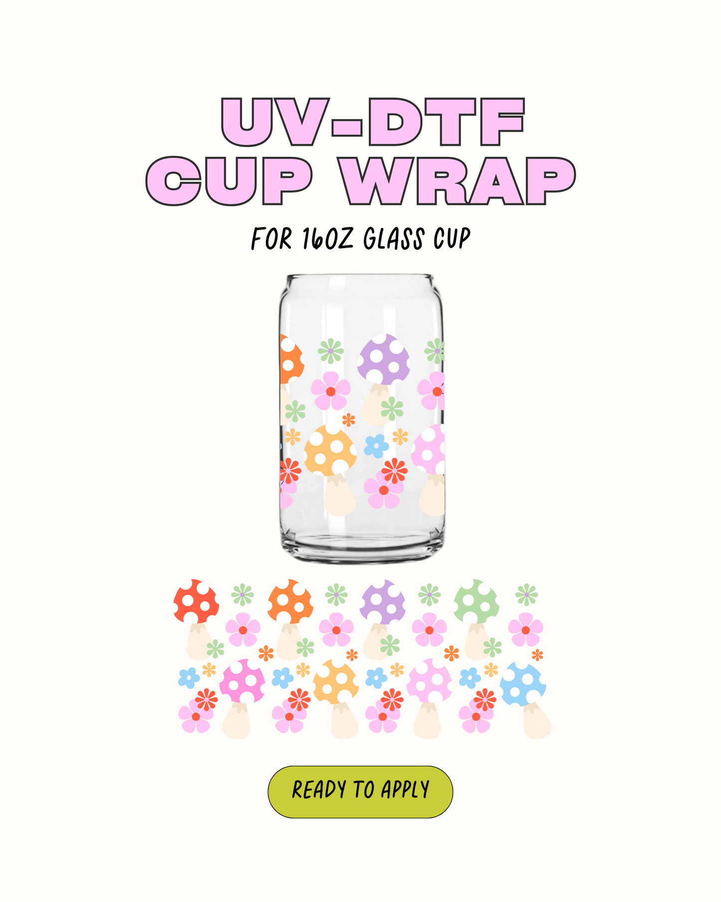 Groovy Mushroom - UVDTF