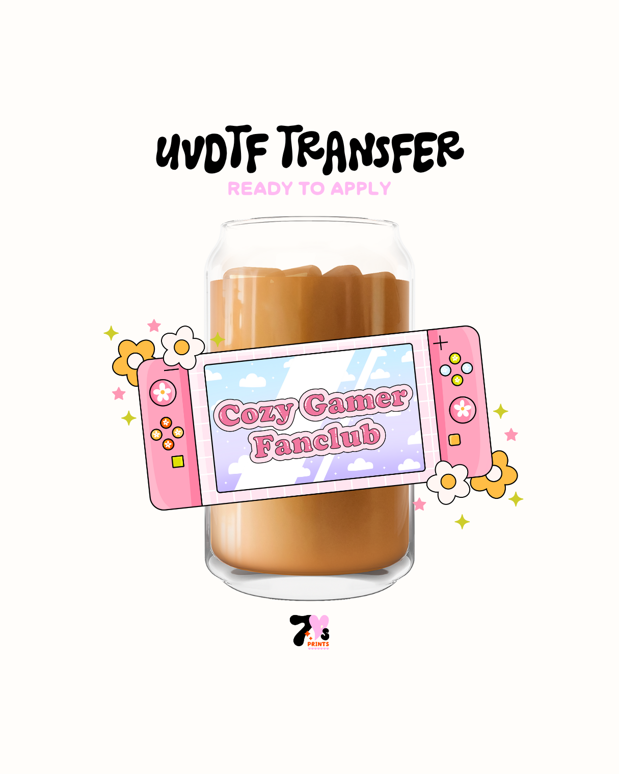 Cozy gamer- UVDTF Decal