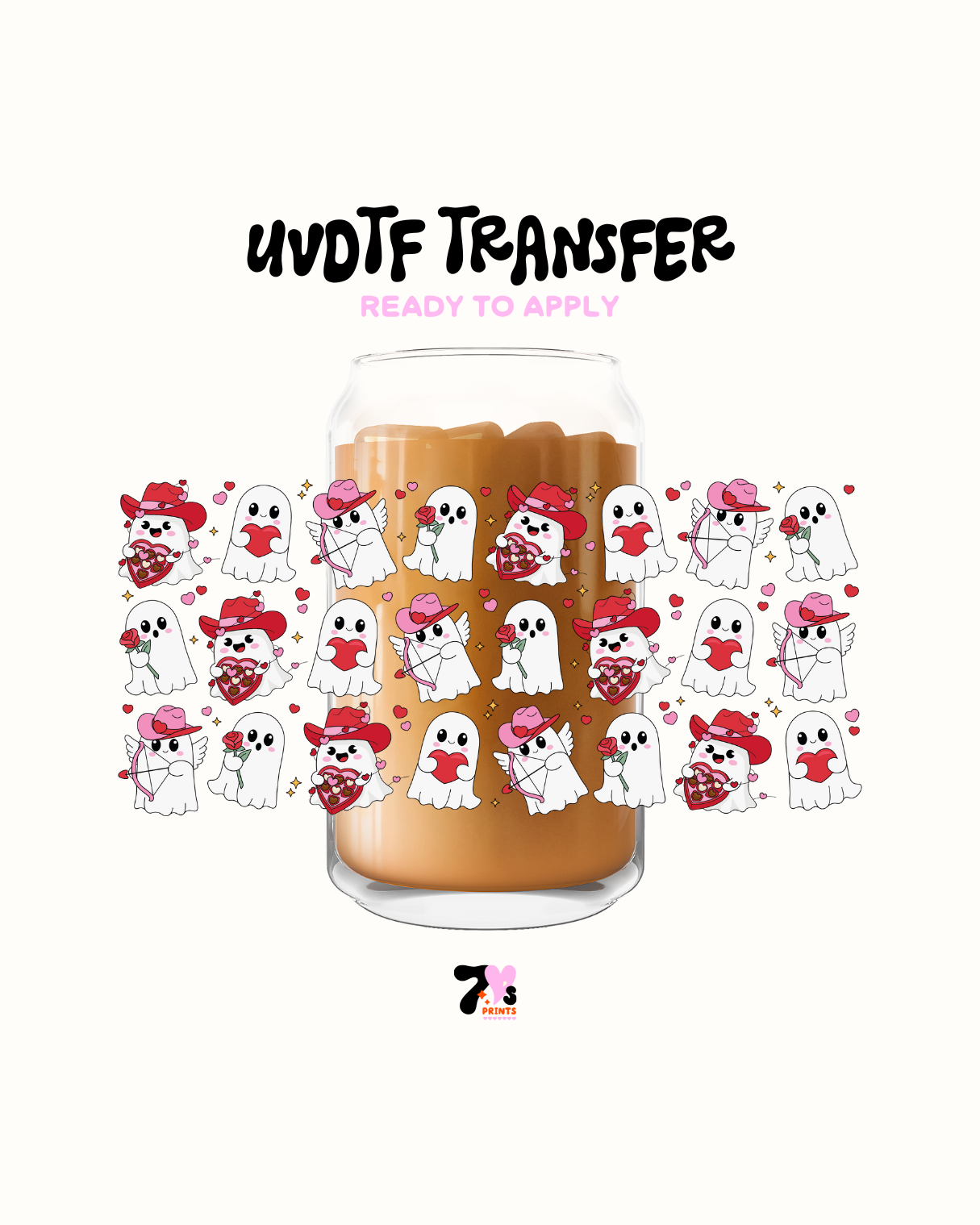 Ghostie Cupids - UVDTF Wrap