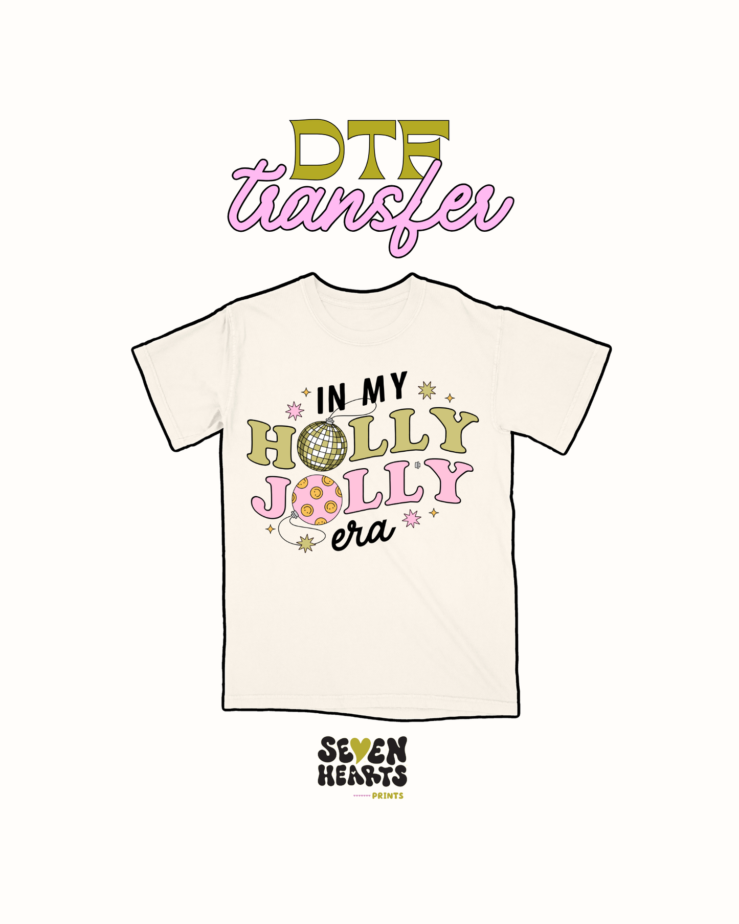 In holly jolly era - DTF Transfer