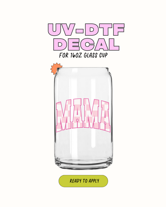 MAMA PINK  - UVDTF