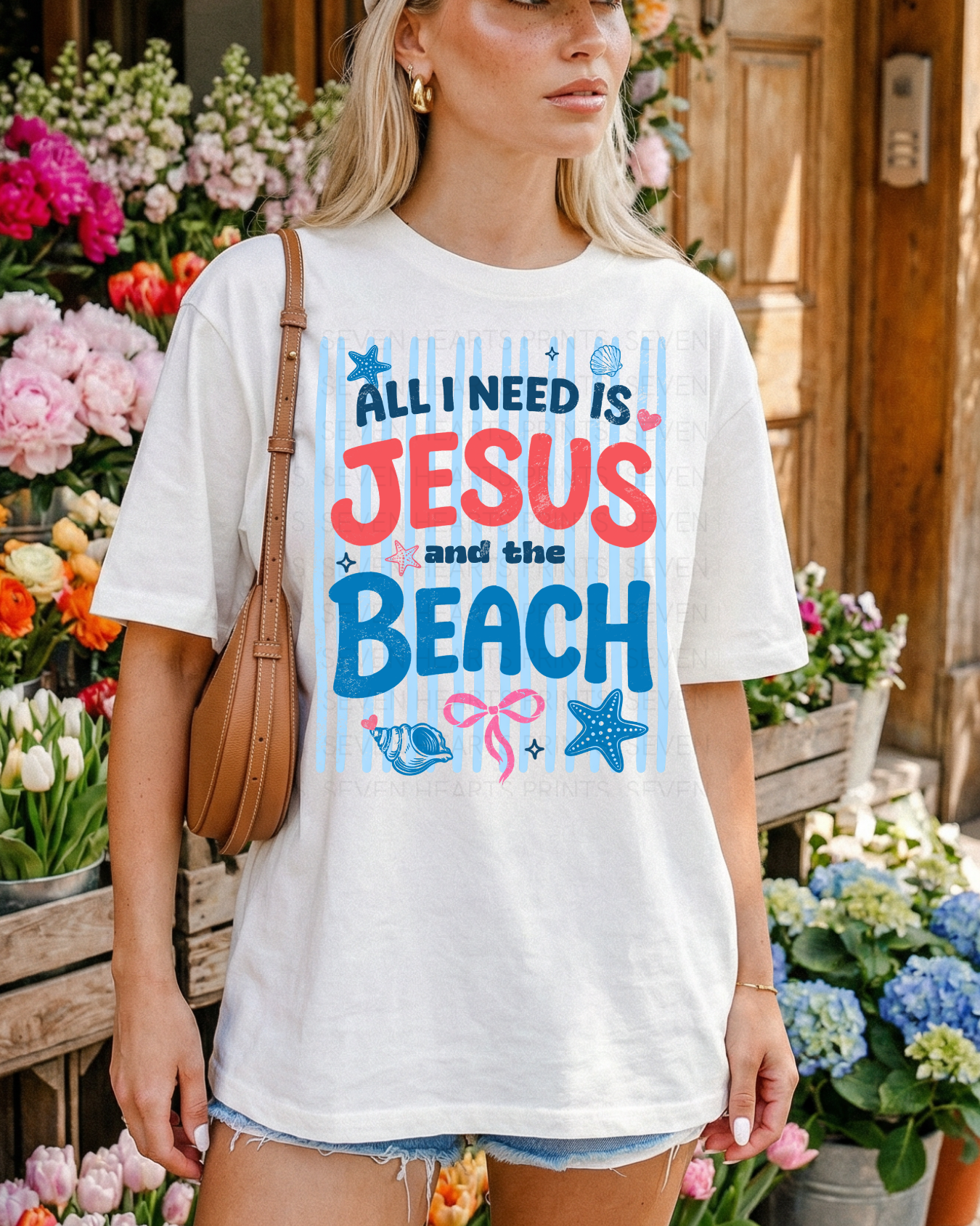 All I need is Jesus and beach - DTF Transfers