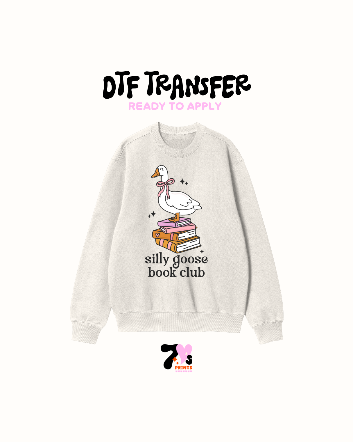 Silly goose book club - DTF Transfer