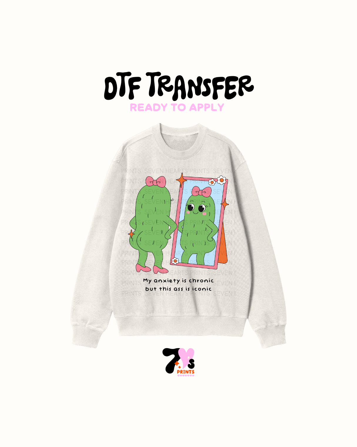 Chronic anxiety - DTF Transfers