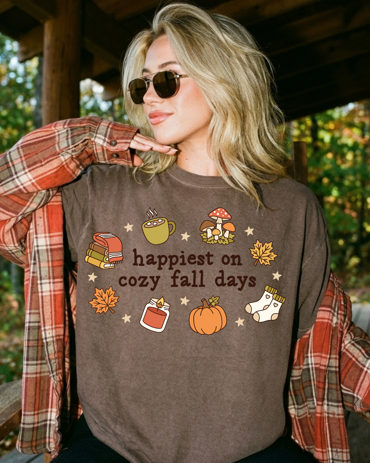 Happiest on cozy fall days - DTF Transfers