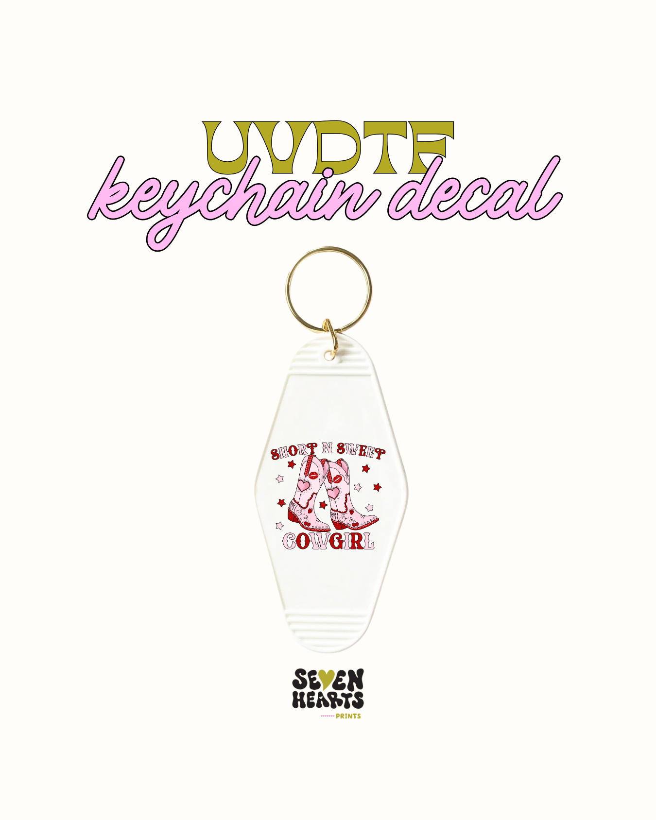 Short and sweet - UVDTF Keychain