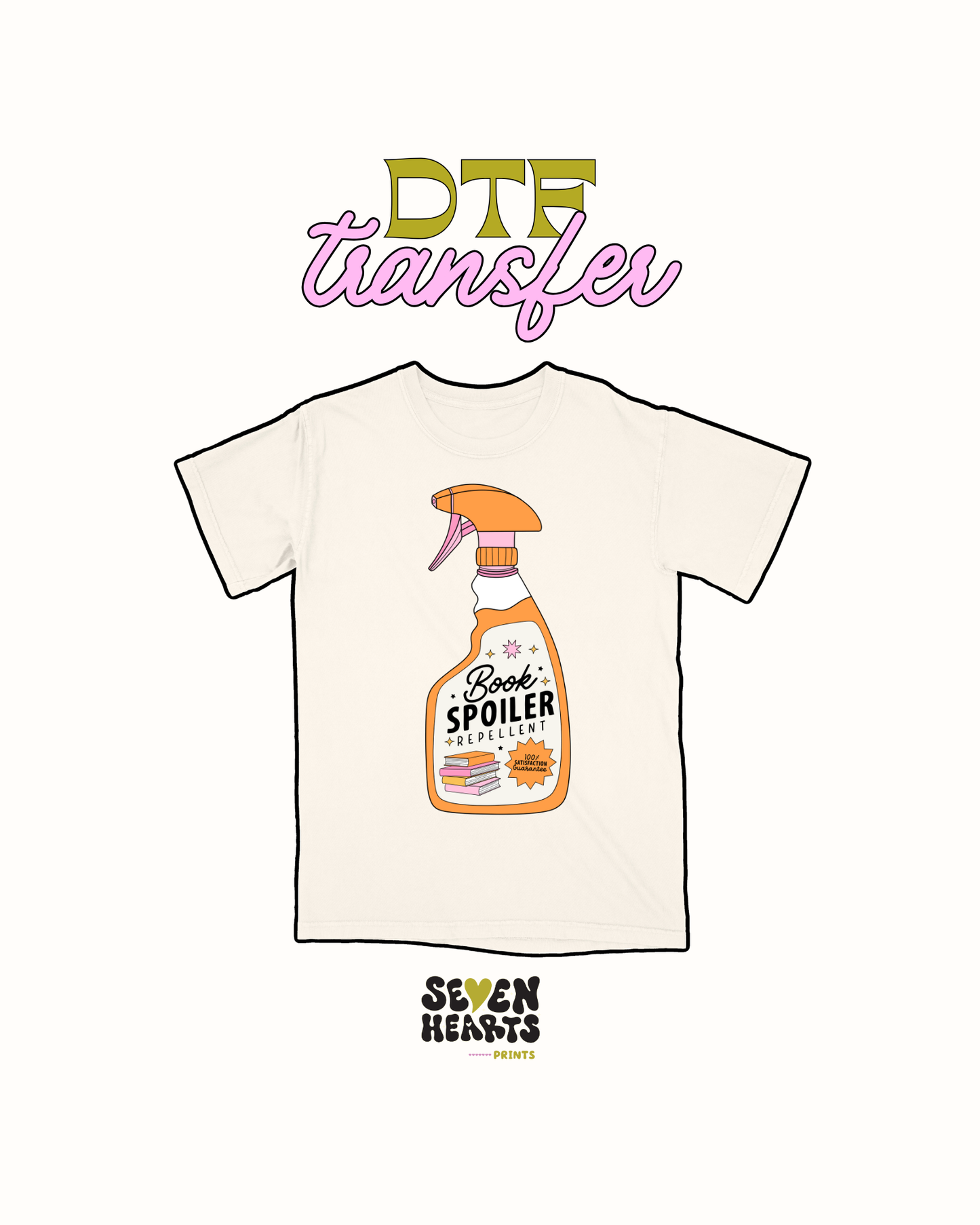 Book spoiler - DTF Transfer