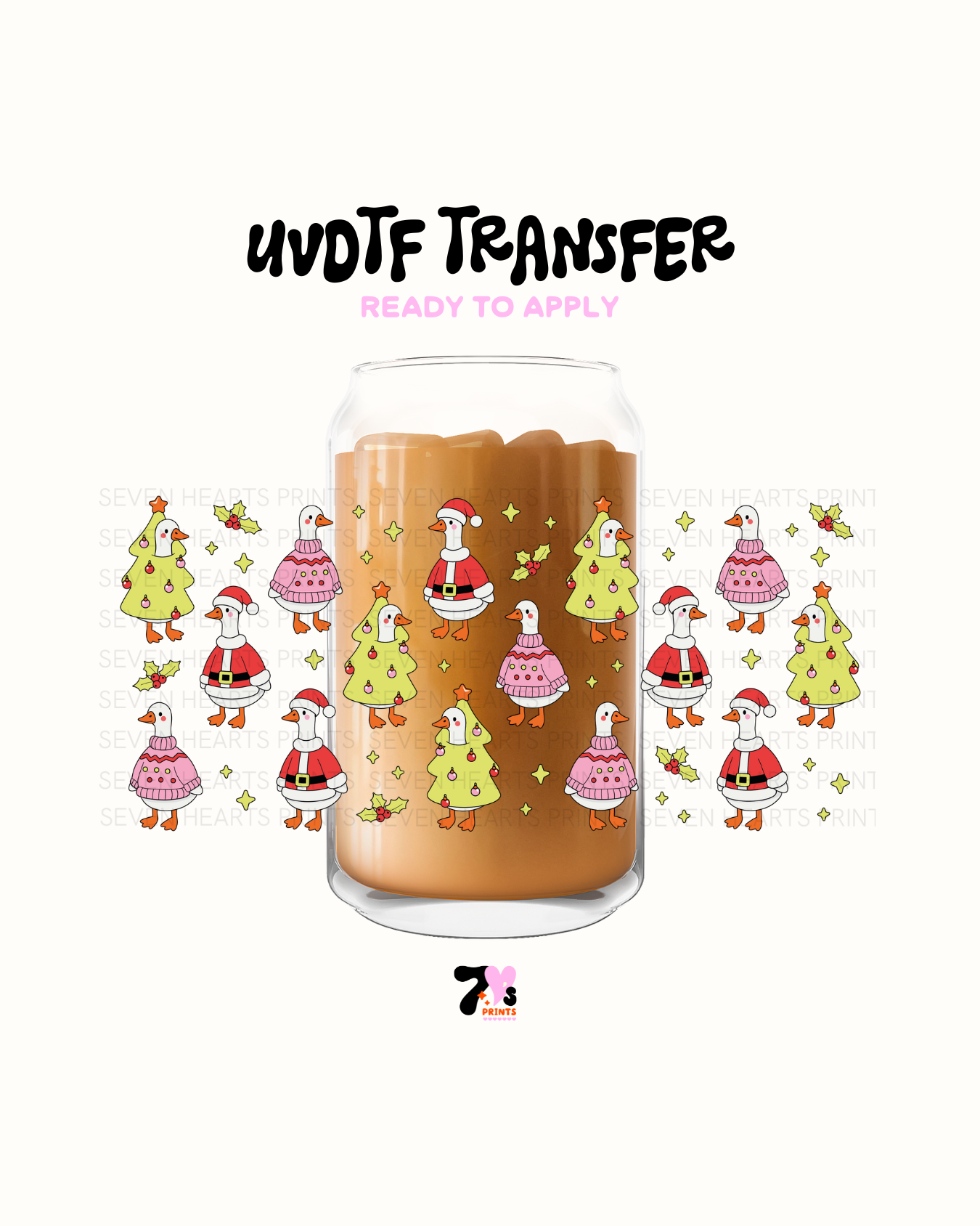 Goose xmas - UVDTF Wraps