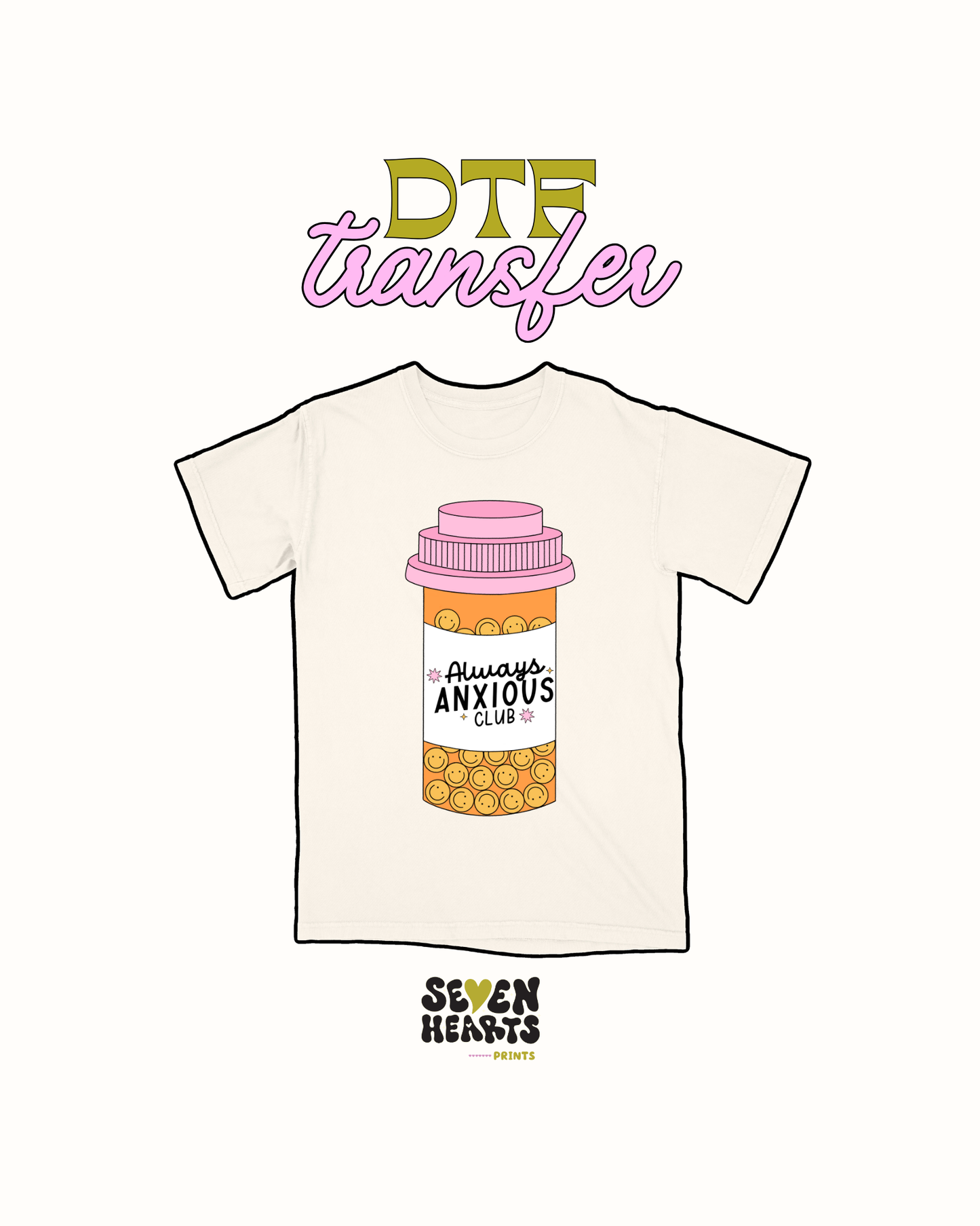 always anxious clubs - DTF Transfer