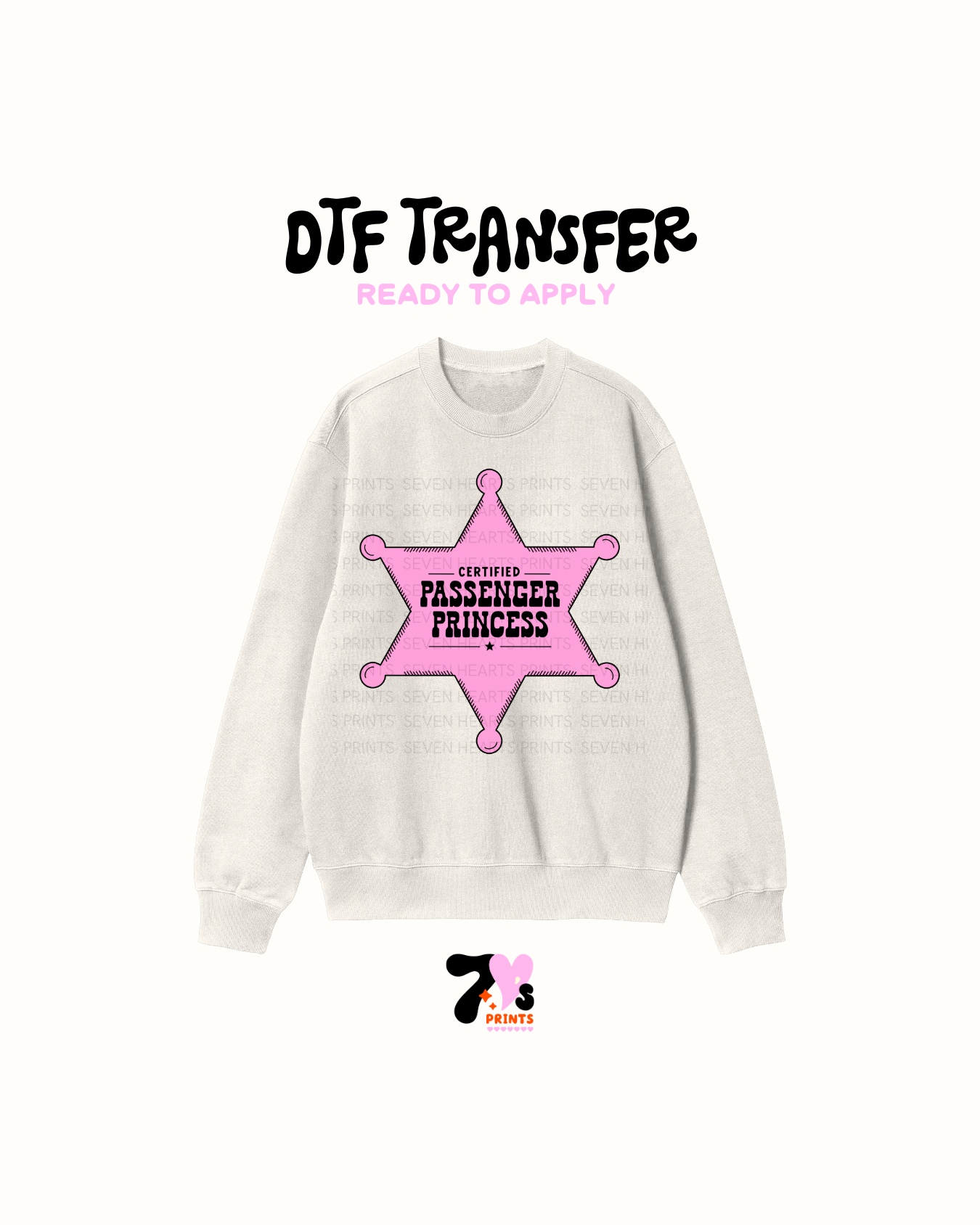 Passenger princess - DTF Transfers