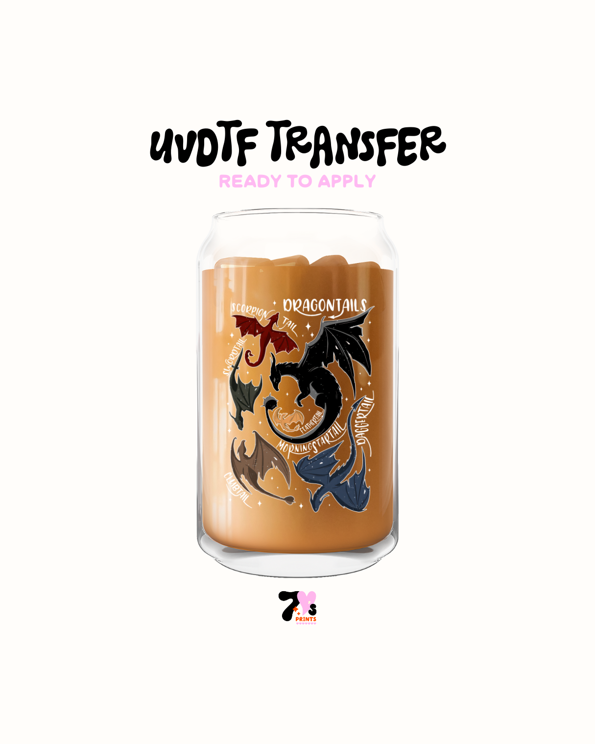 Dragontails - UVDTF Decal