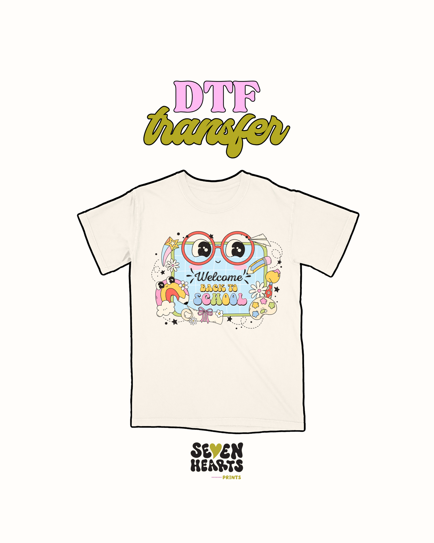 Welcome back to school - DTF Transfer