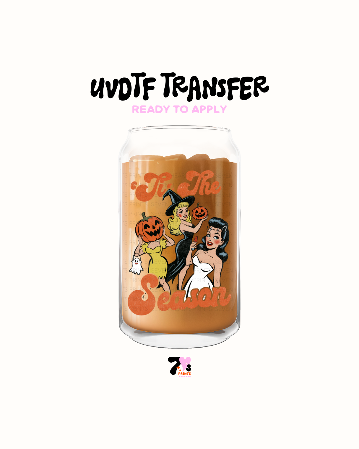 Tis the season pumpkin ghoul - UVDTF Decal