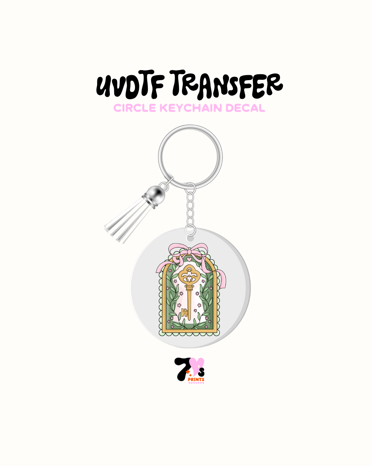 Secret Garden - Round Keychain