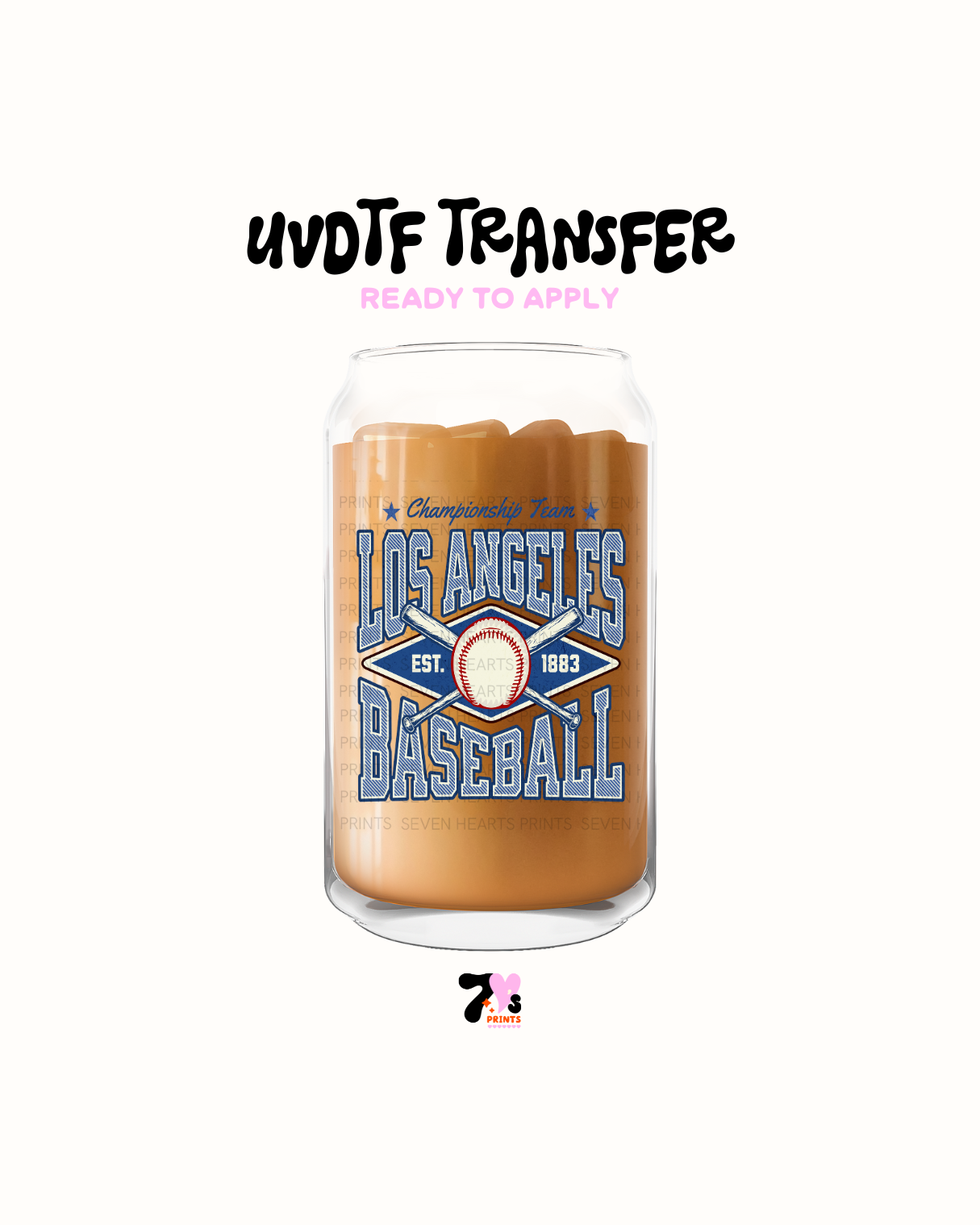 Los angeles Baseball - UVDTF Decal