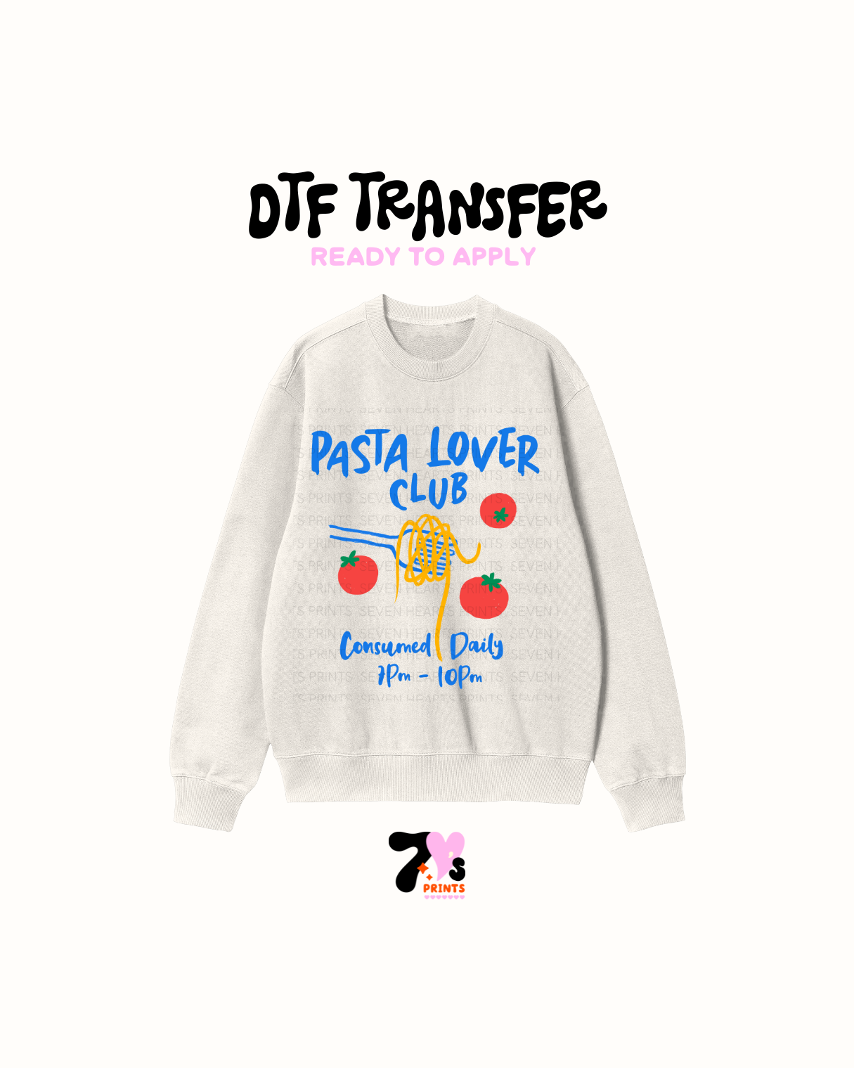 Pasta lover club- DTF Transfer