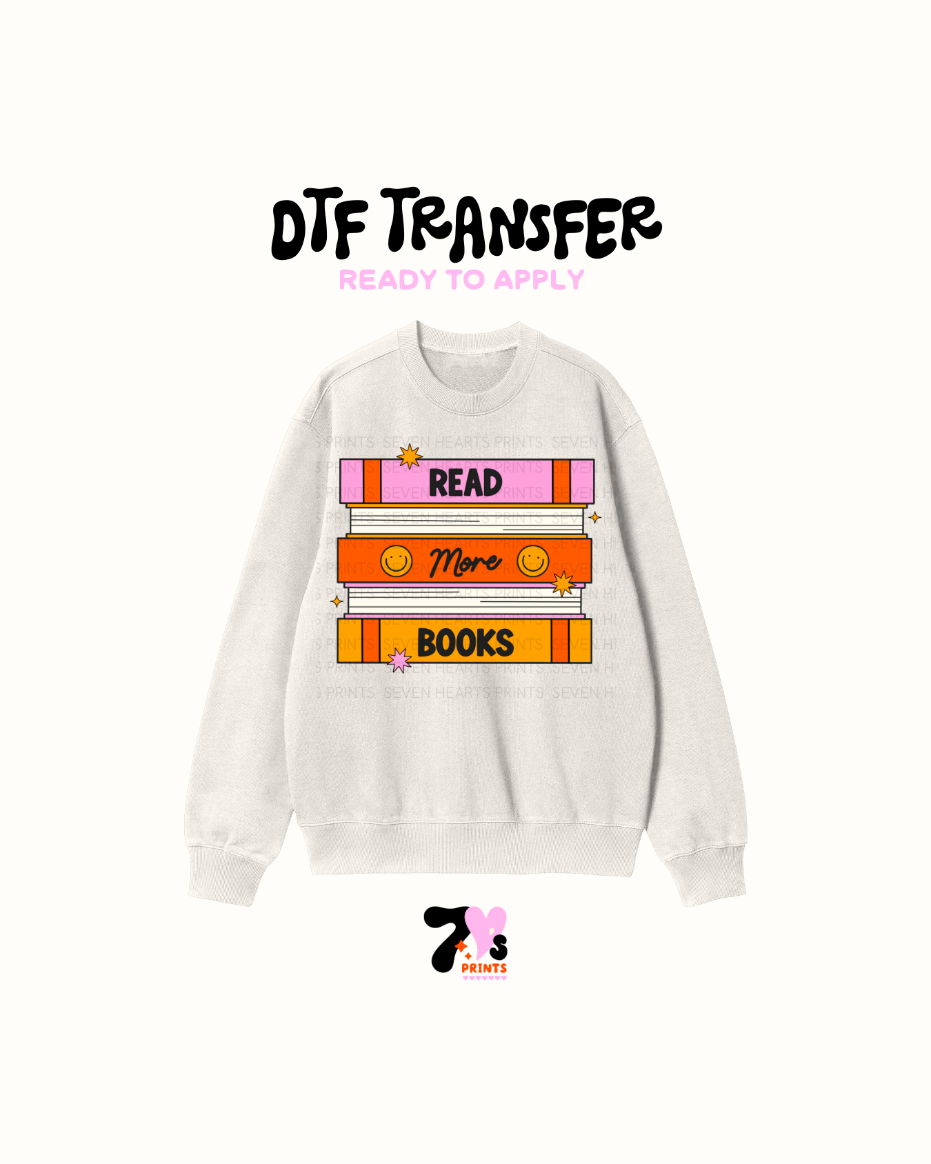 Read more books - DTF Transfers