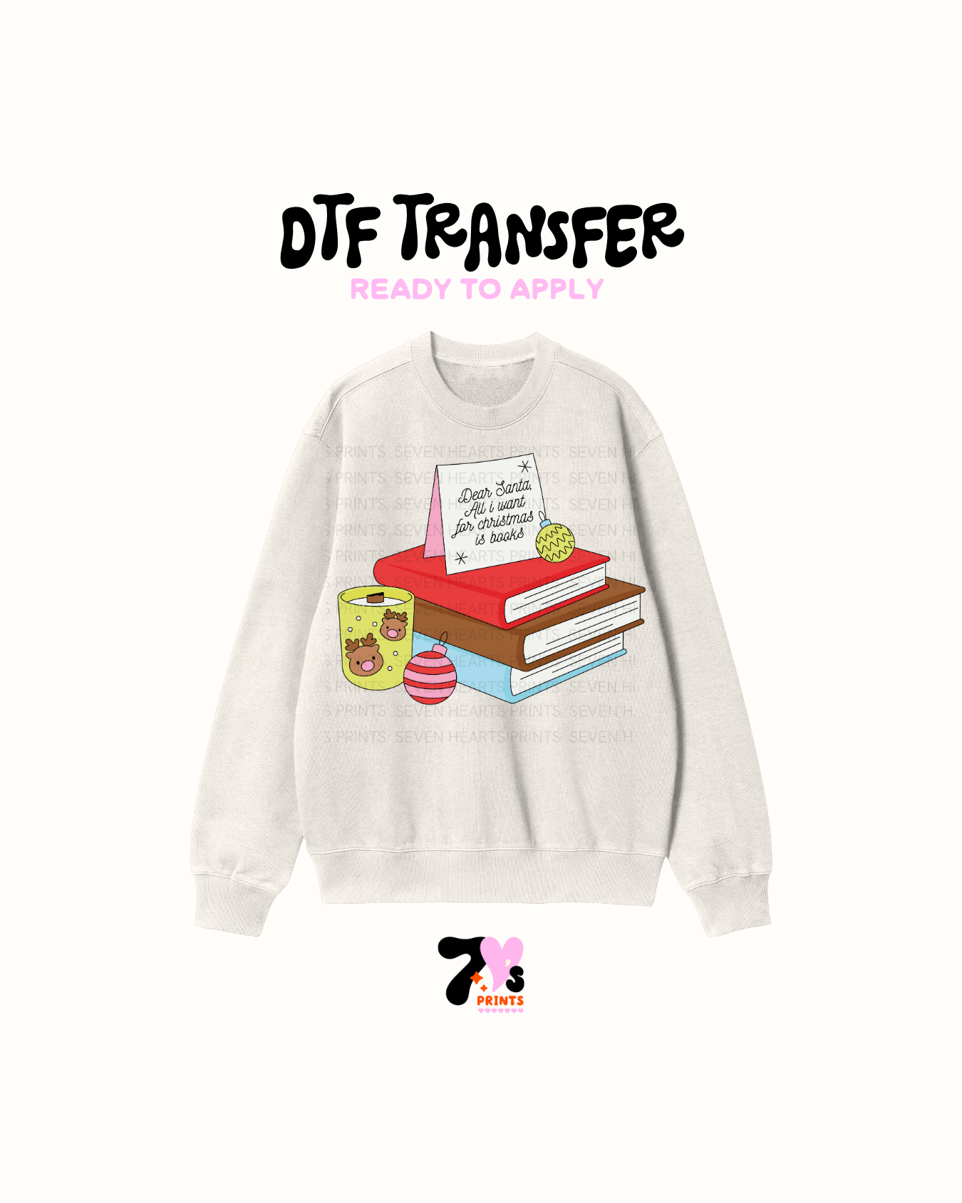 Dear santa  books - DTF Transfers