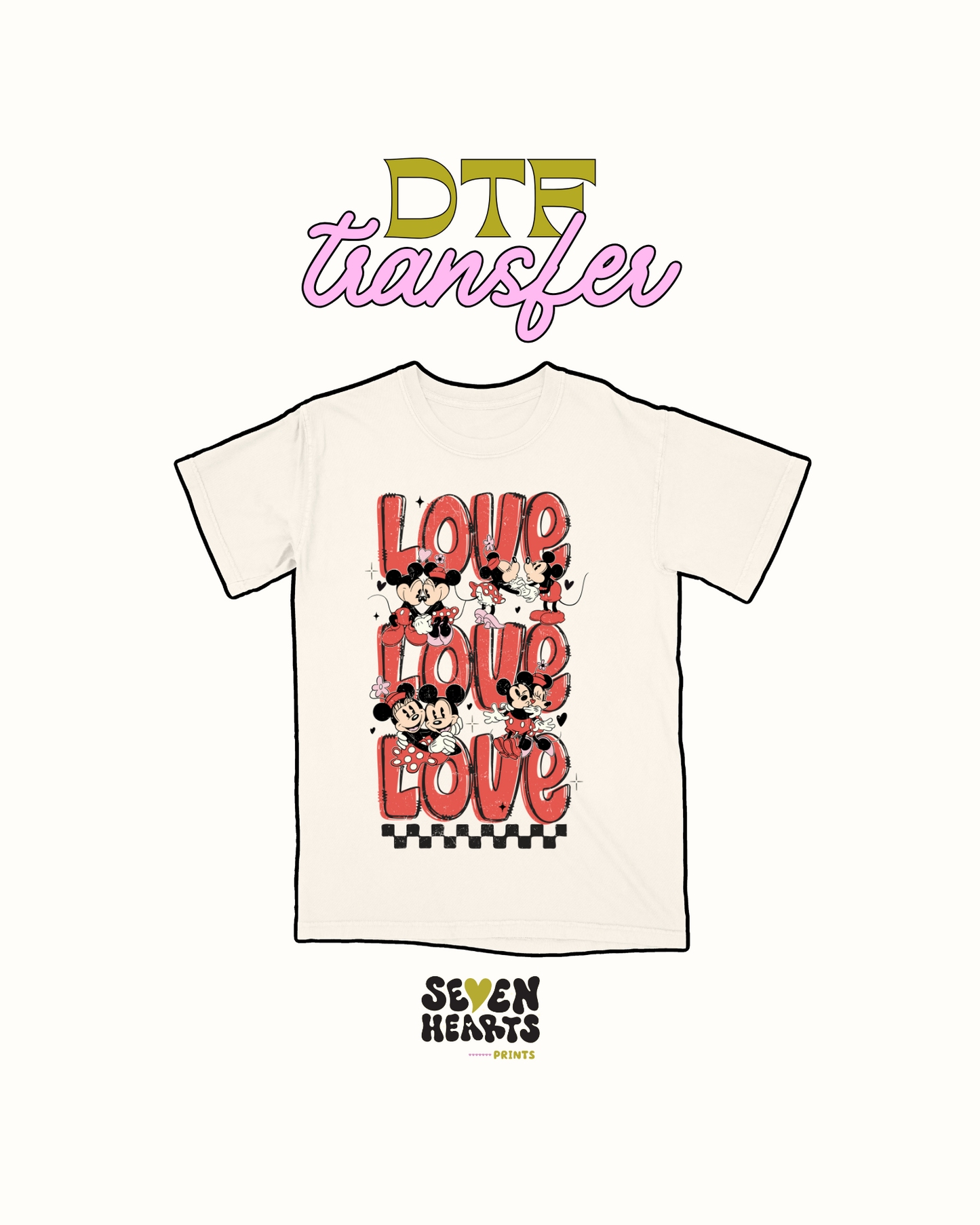 Love mouse- DTF Transfer