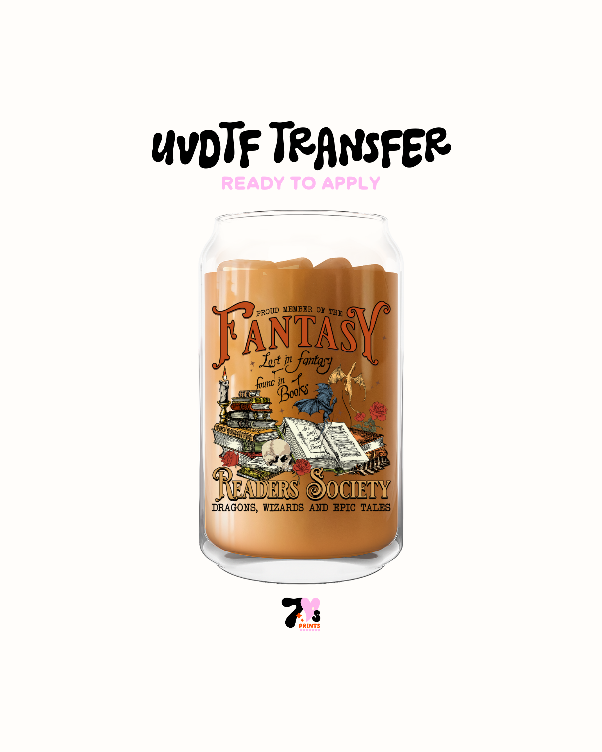 Fantasy Reader Society - UVDTF Decal