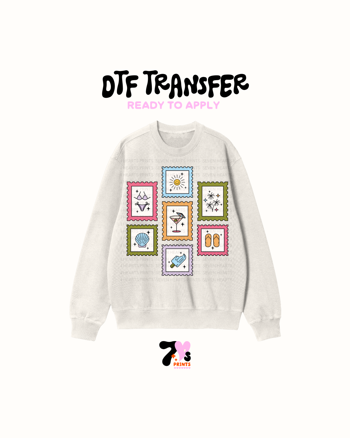 Summer stamps - DTF Transfers