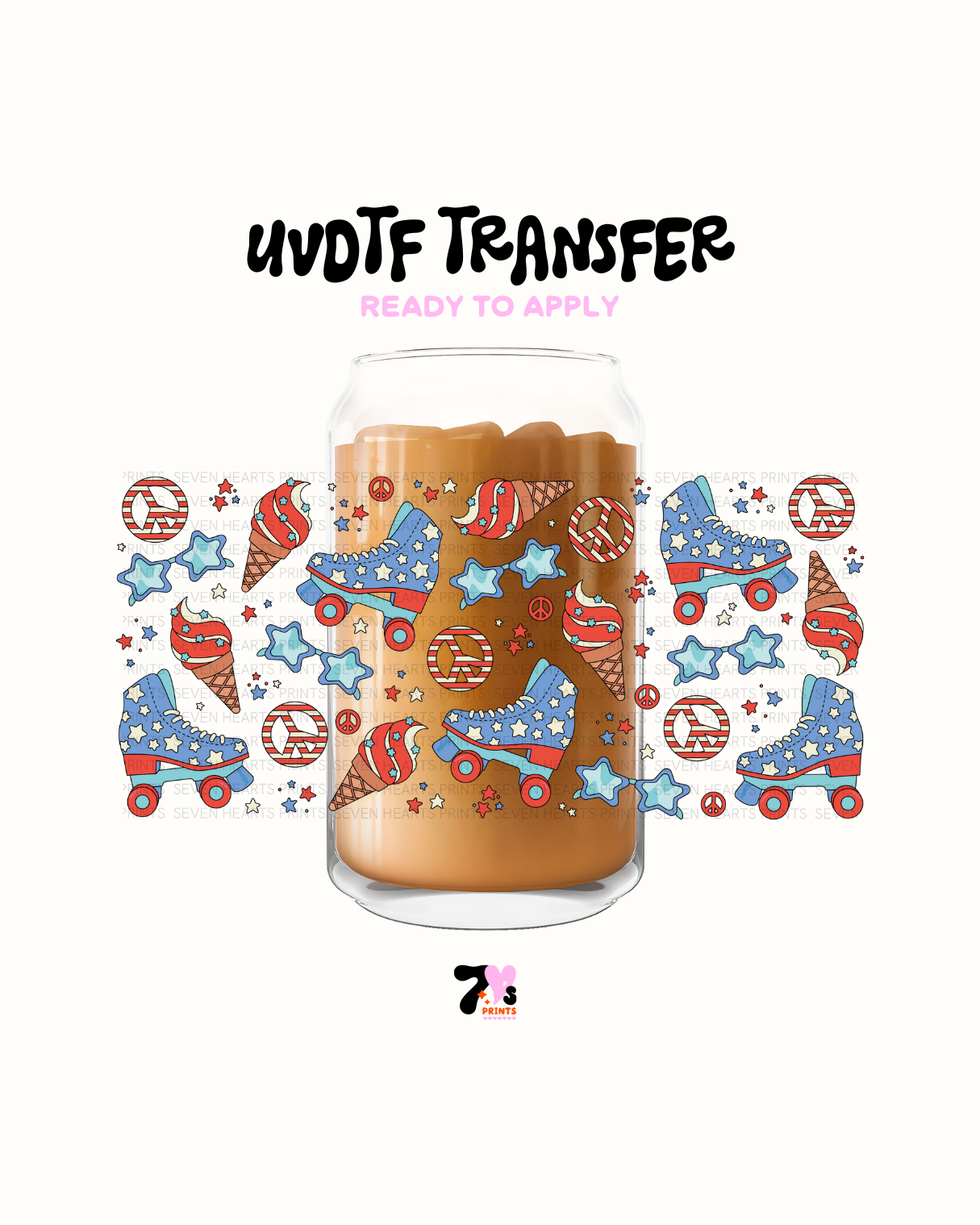 4th of July - UVDTF Wrap