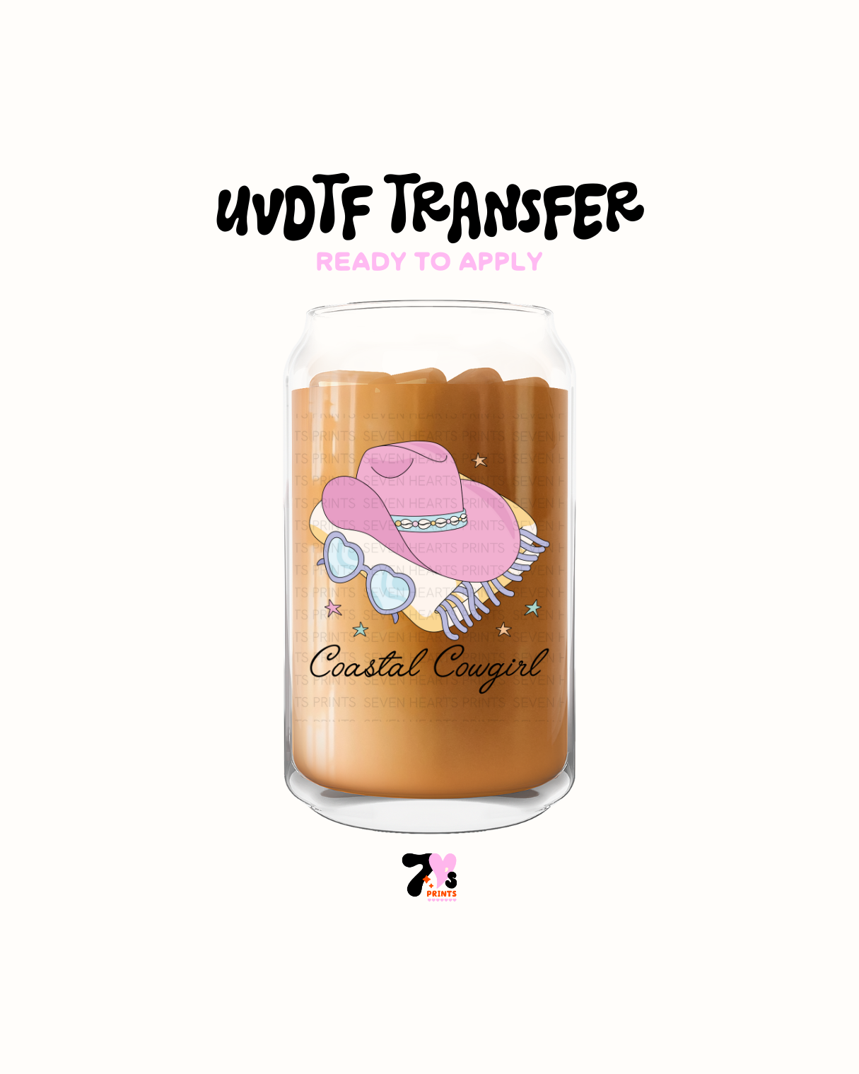 Coastal Cowgirl - UVDTF Decal