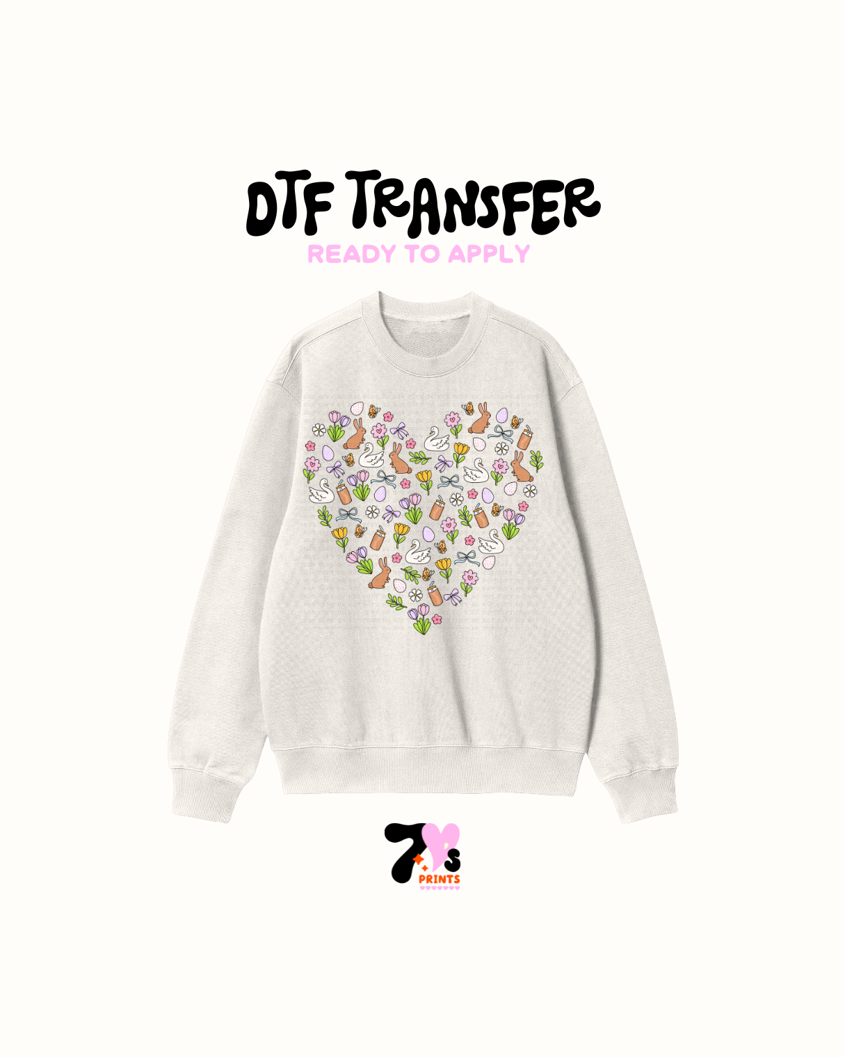 Bunnies and bows - DTF Transfer