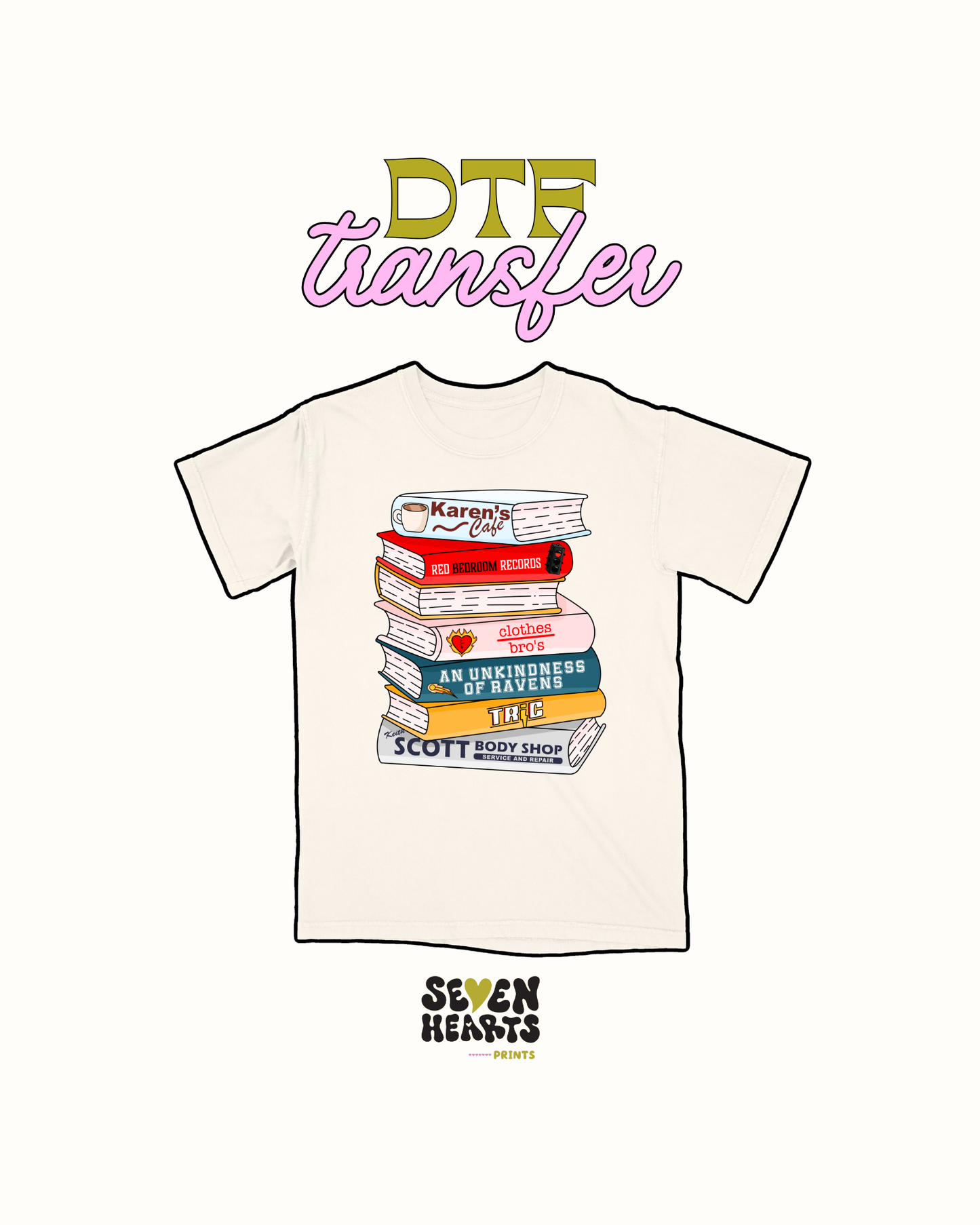 Karens cafe books - DTF Transfer