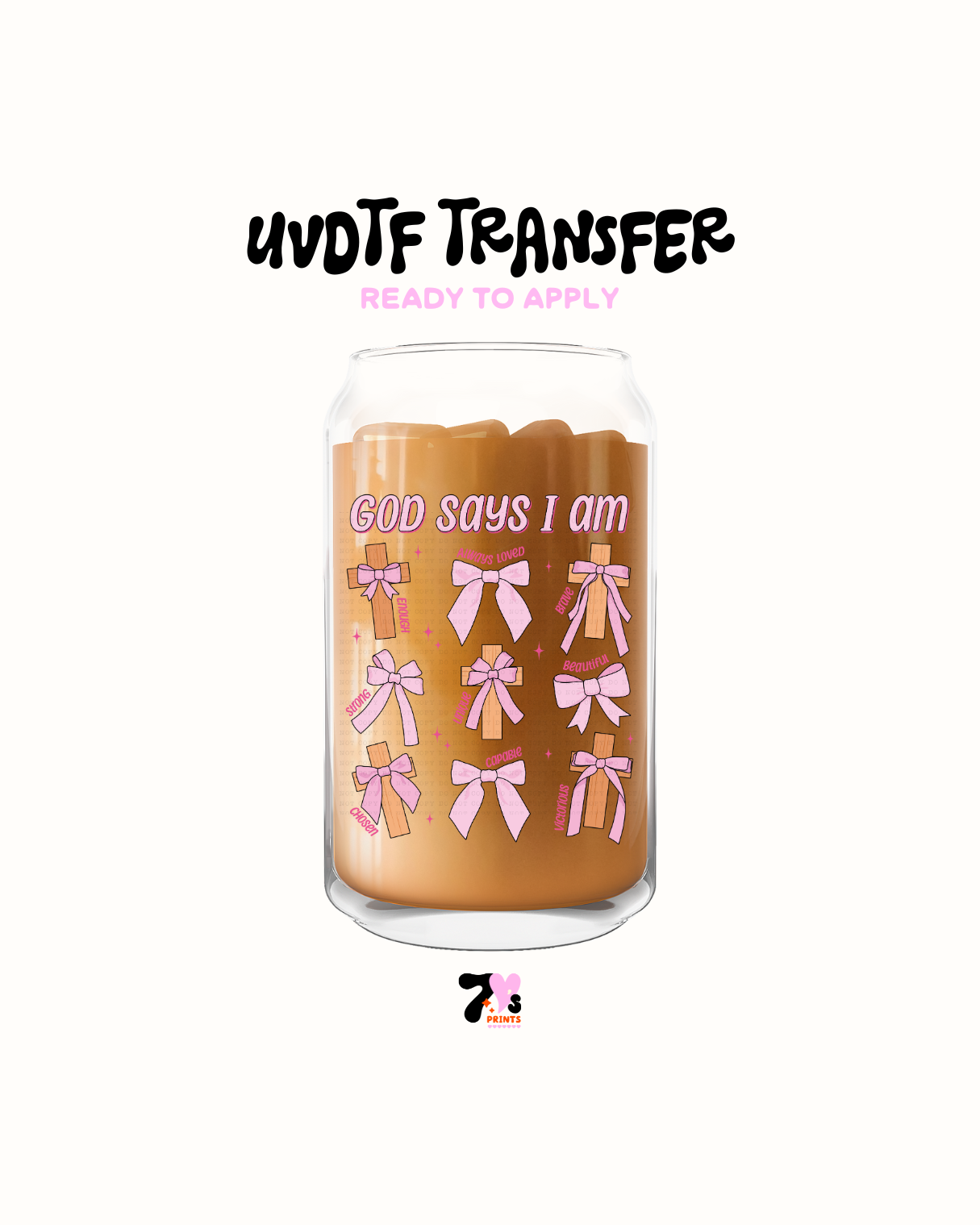 God Says i can - UVDTF Decal
