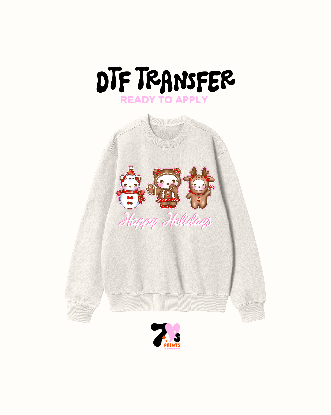 Happy holidays- DTF Transfers