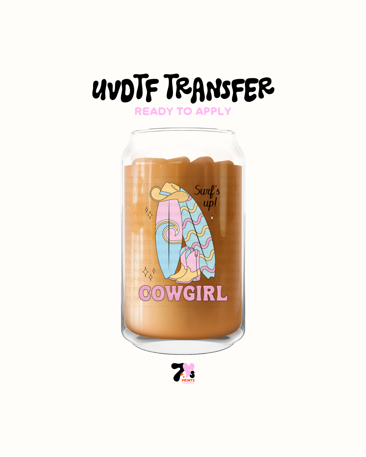 Cowgirl - UVDTF Decal