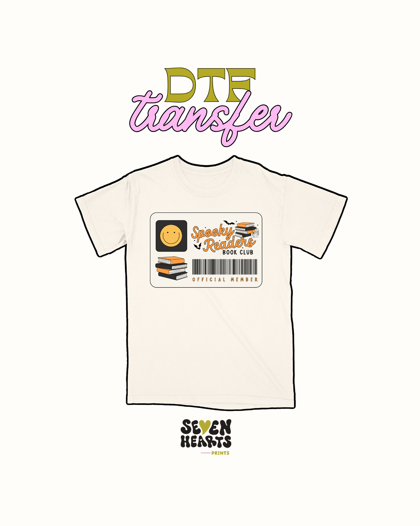 spooky reader club - DTF Transfer