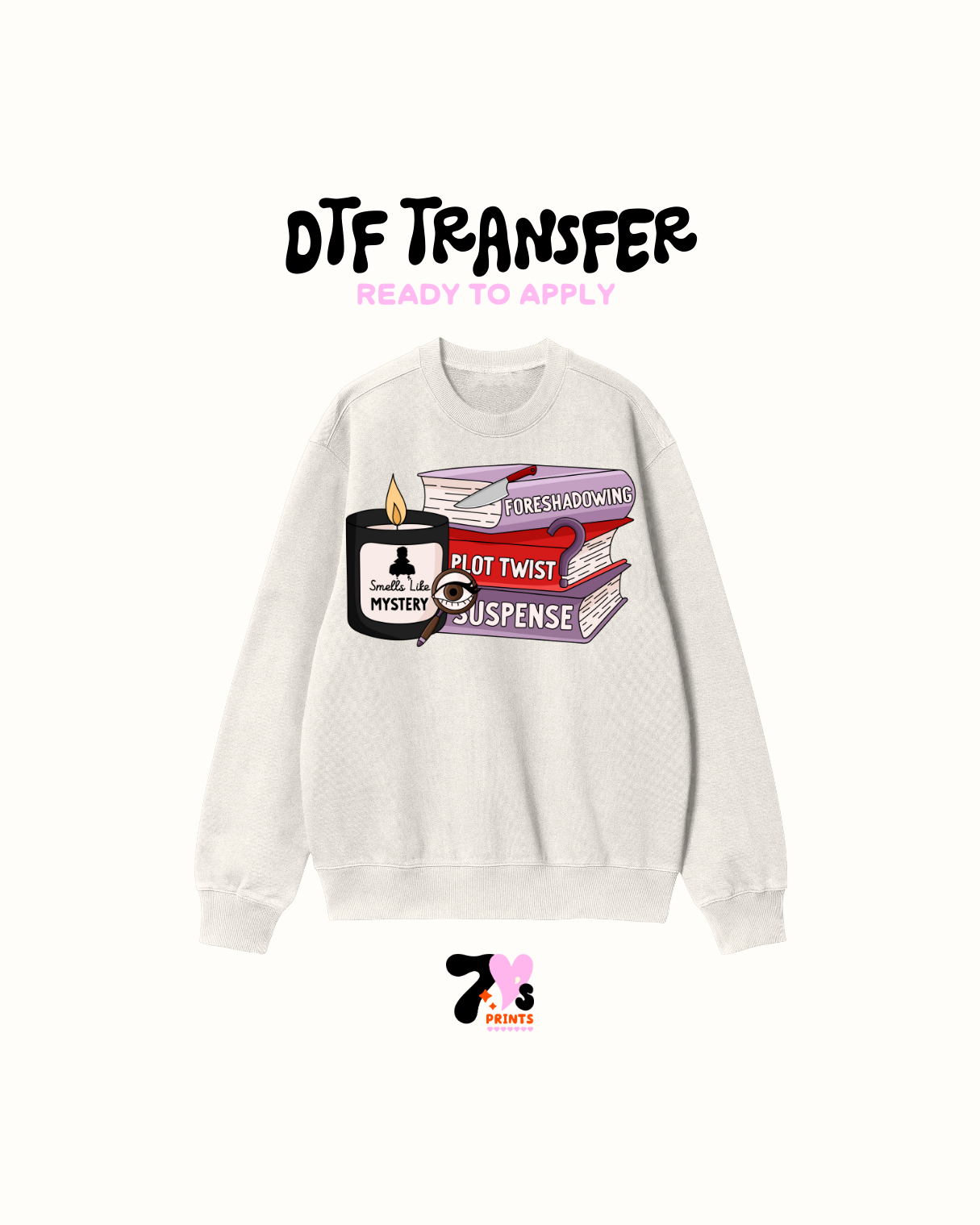 Smell like Mystery books - DTF Transfers