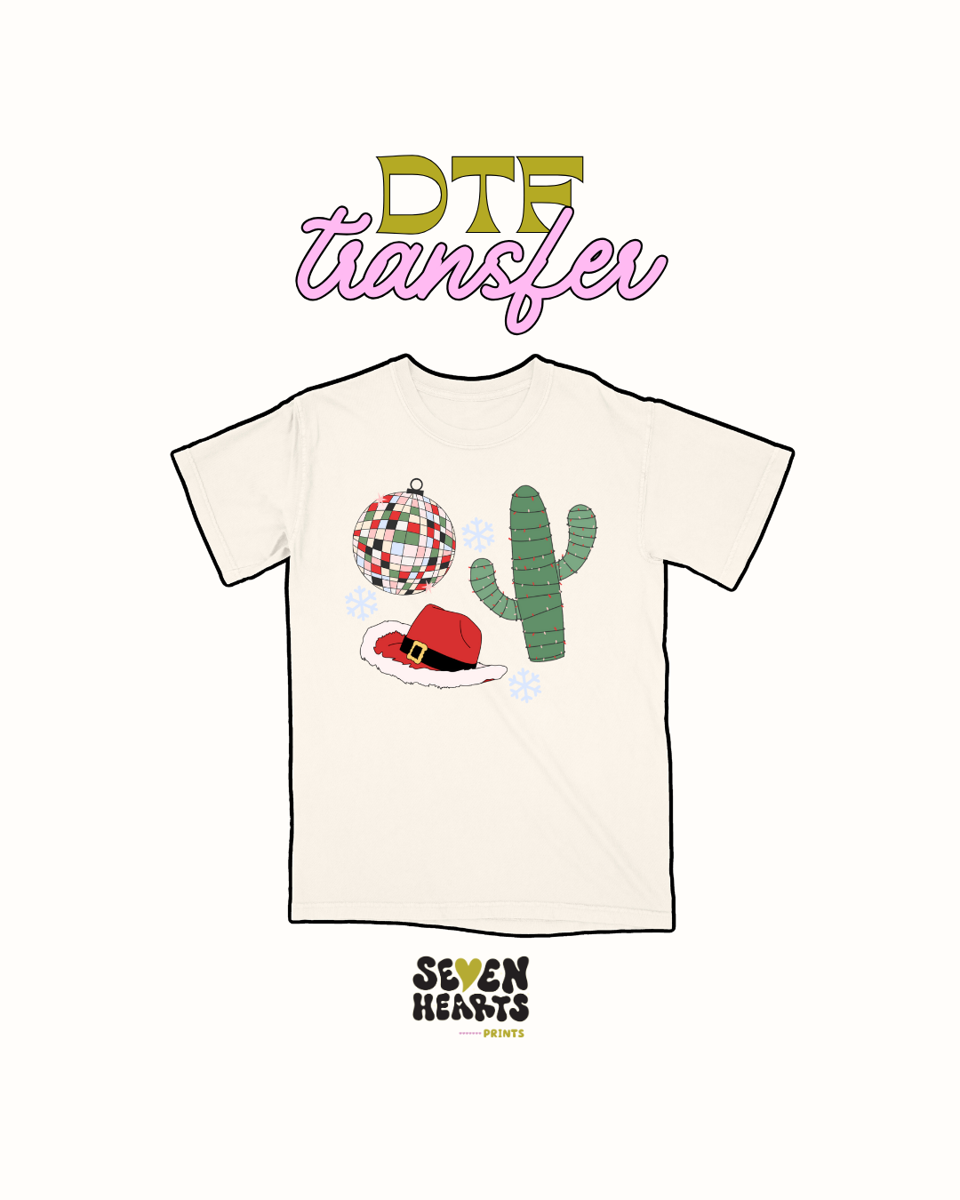 Disco cactus - DTF Transfers