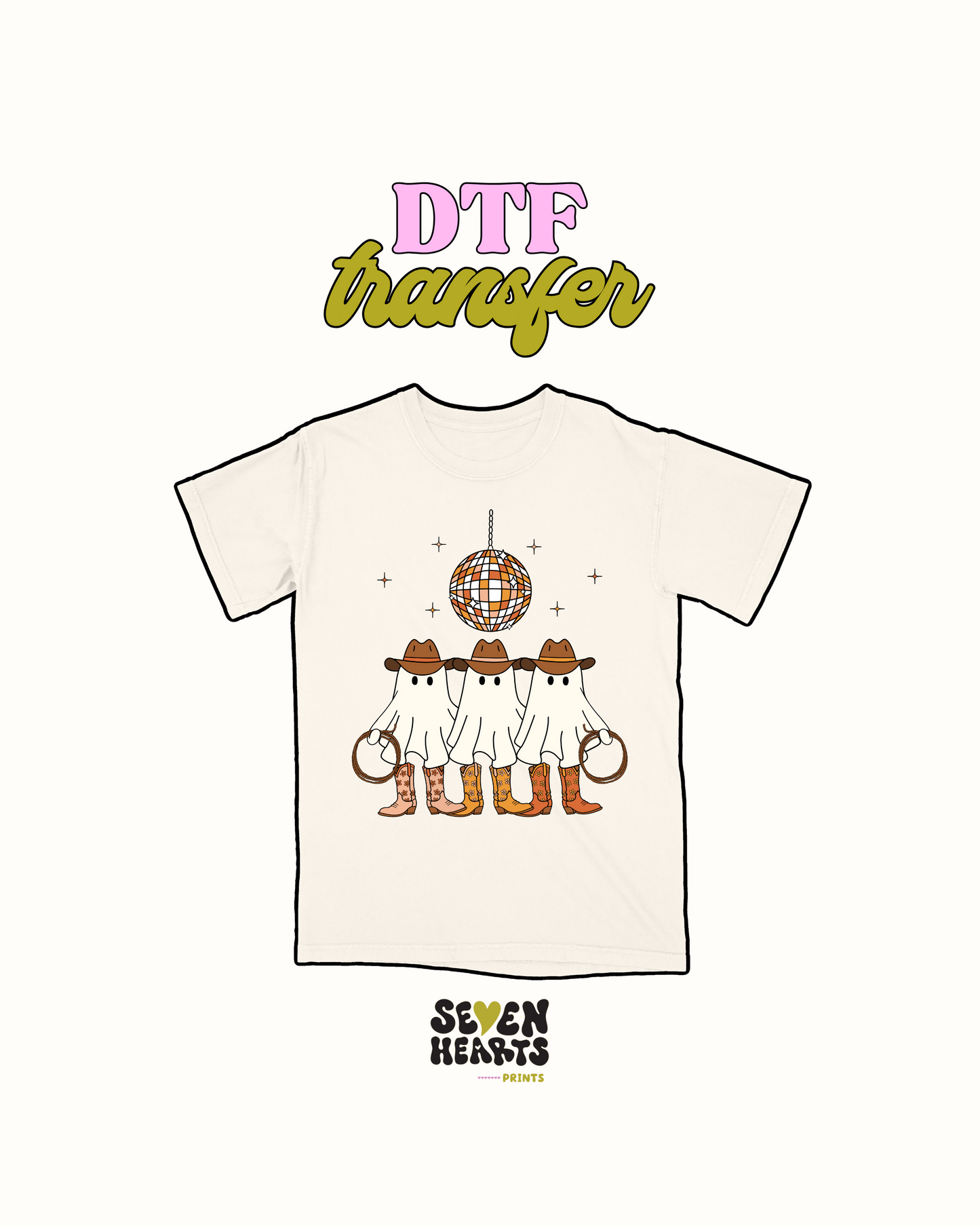 Fantasma vaquero - Transferencia DTF