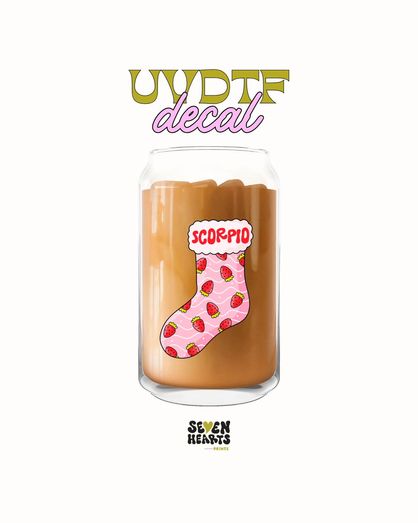 Zodiac stockings - UVDTF Decal