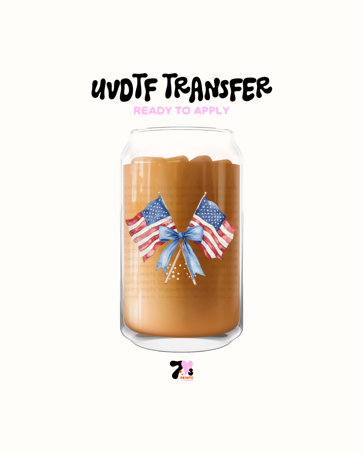 Happy 4th - UVDTF Decal