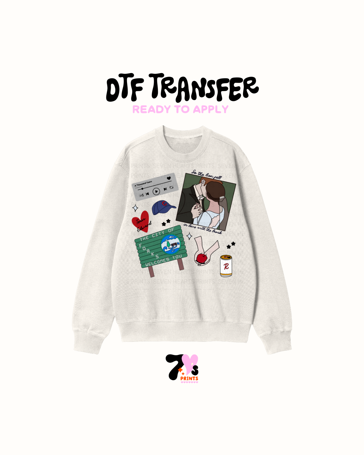The lion fell in love - DTF Transfers
