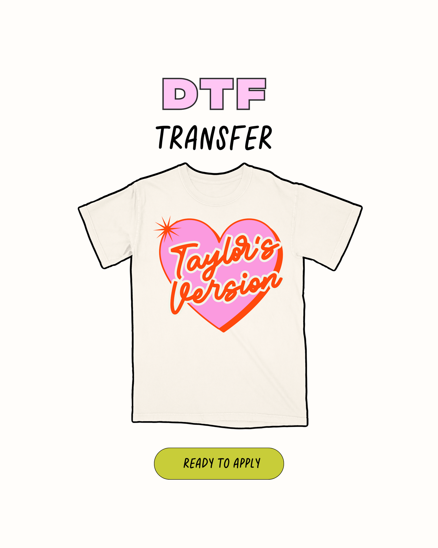 Taylor's Version - DTF Transfer