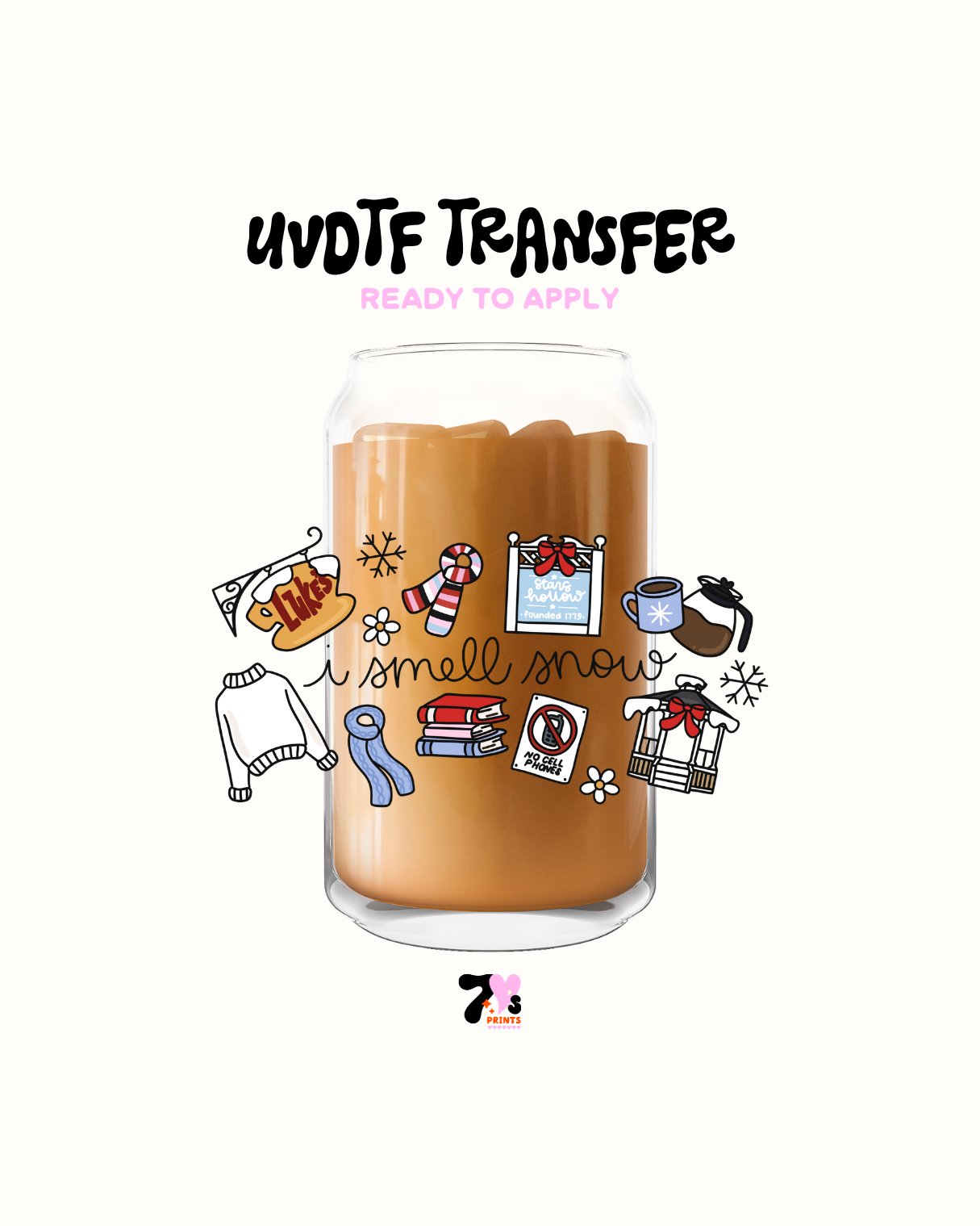 I smell snow - UVDTF Decal