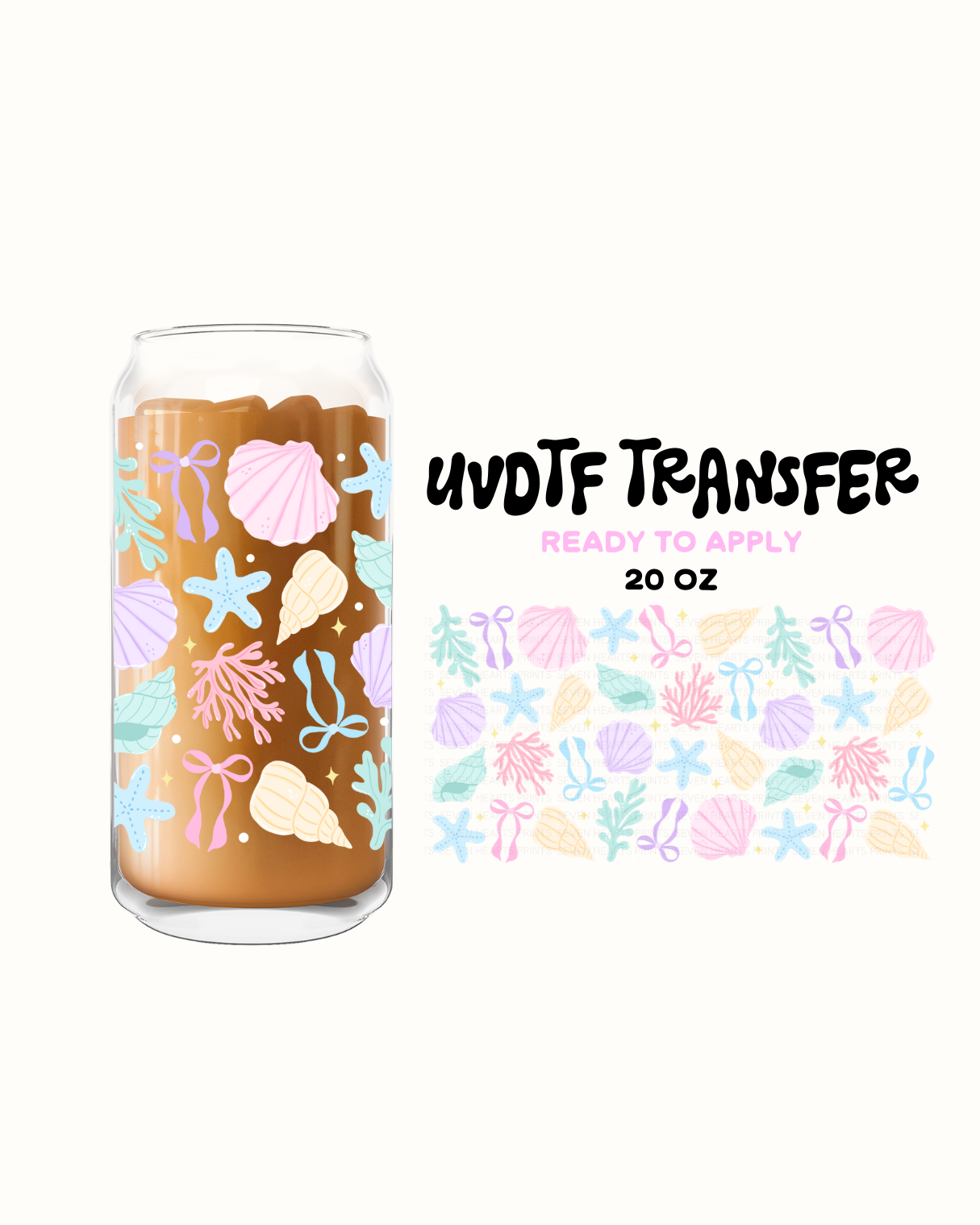 Beach - UVDTF 20oz Cup Wrap