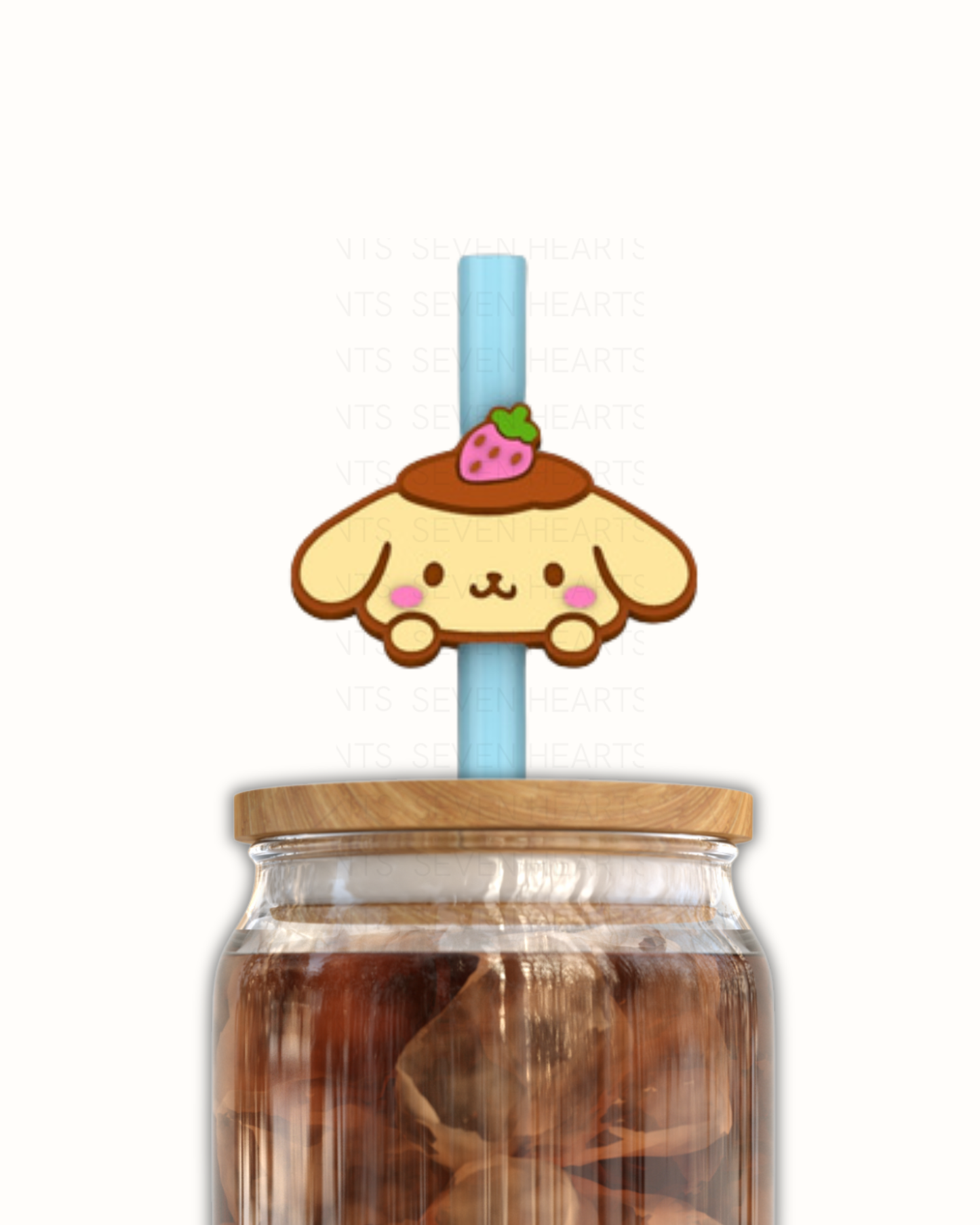HK Friend 3D Straw Topper