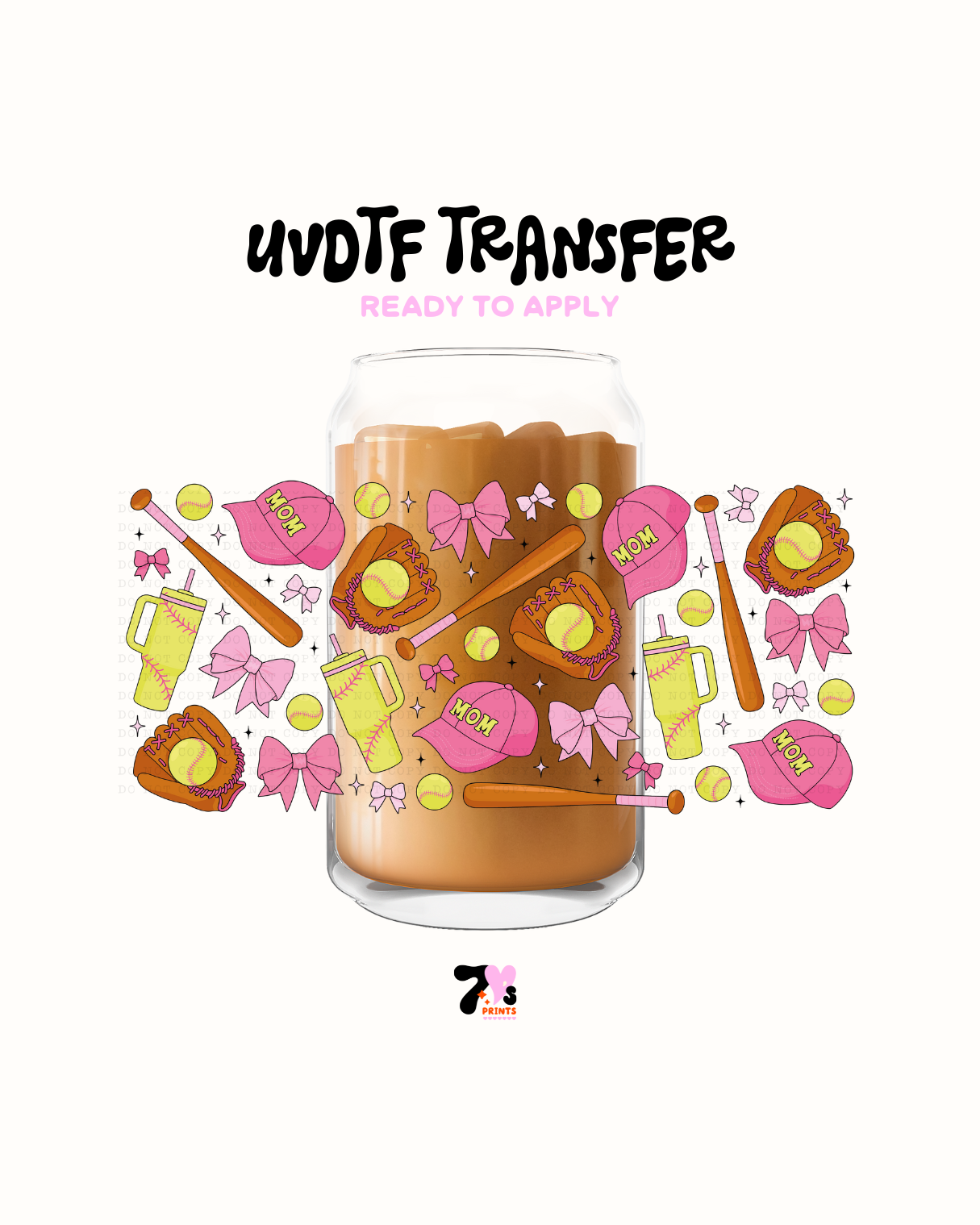 Softball Mom - UVDTF Wrap