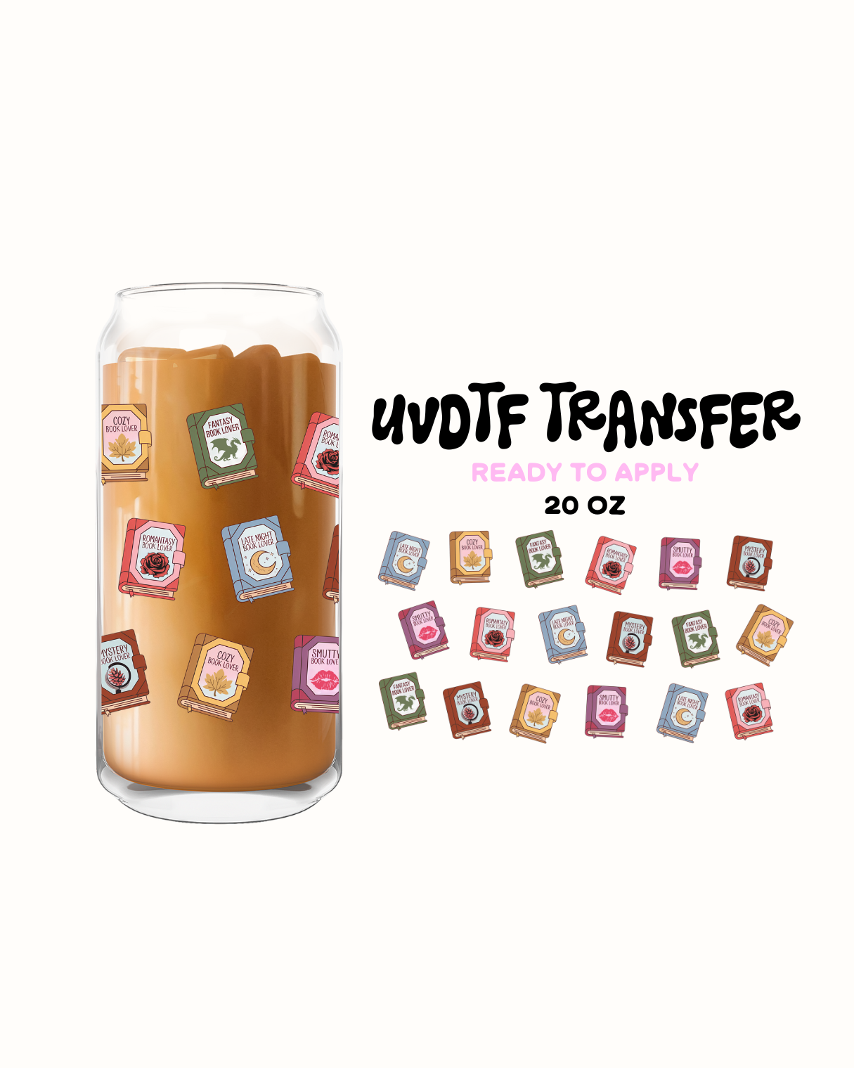 Fantasy book lovers - UVDTF 20oz Cup Wrap