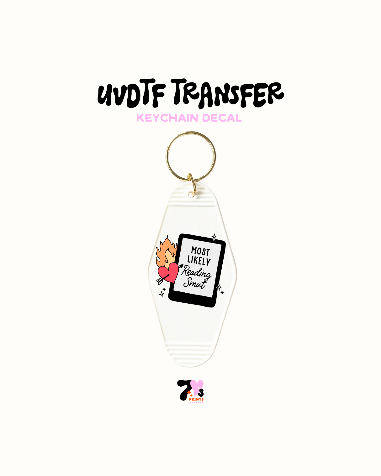 Most likely reading - UVDTF Keychain
