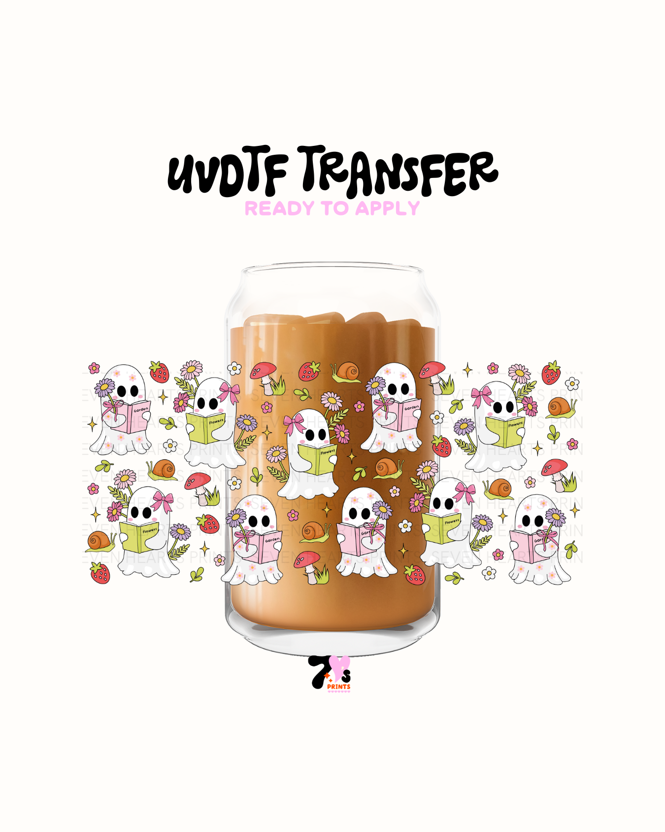 Ghosty and mushies - UVDTF Wrap